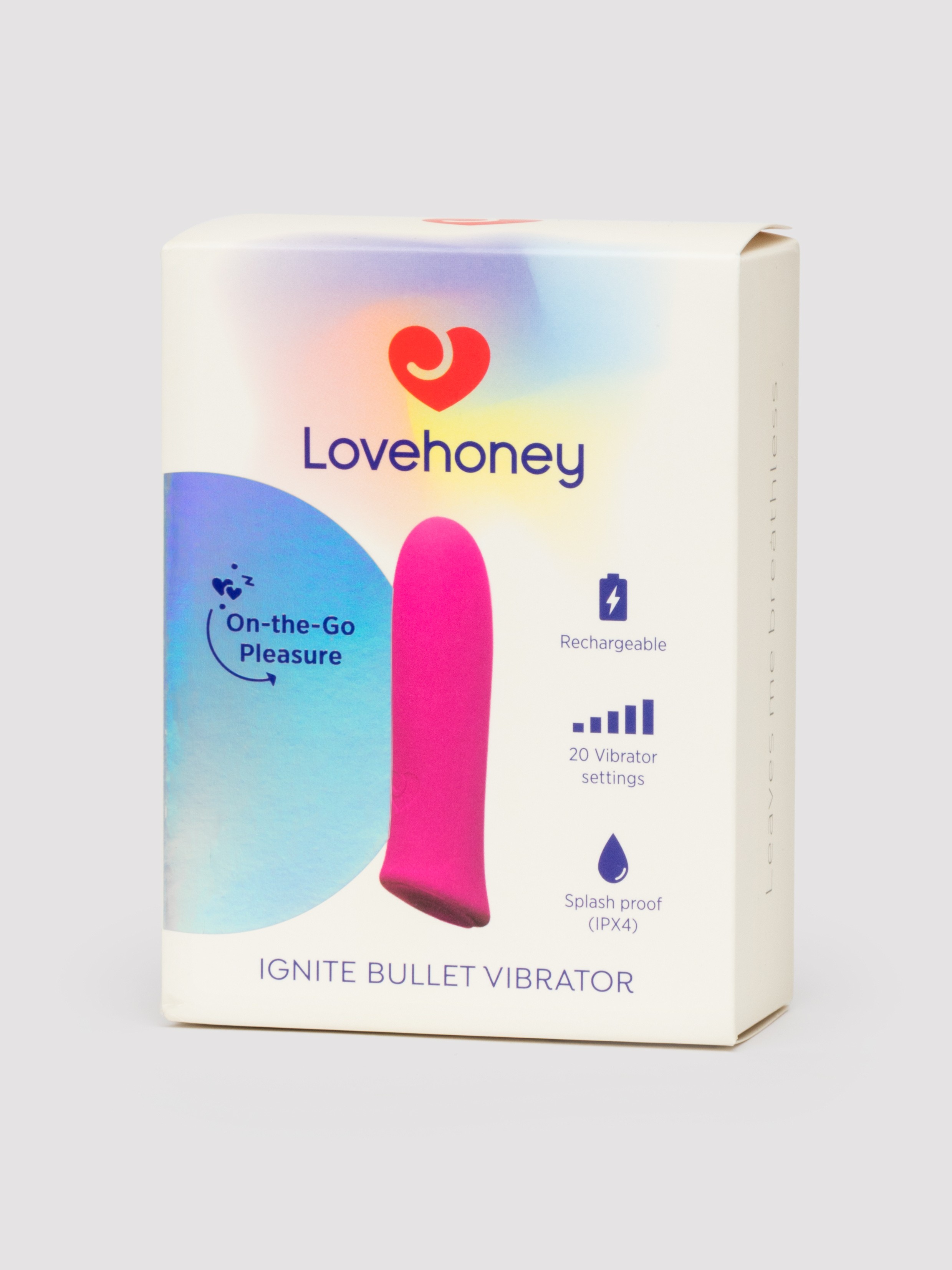 Lovehoney Ignite 20 Function Bullet Vibrator, Pink, hi-res