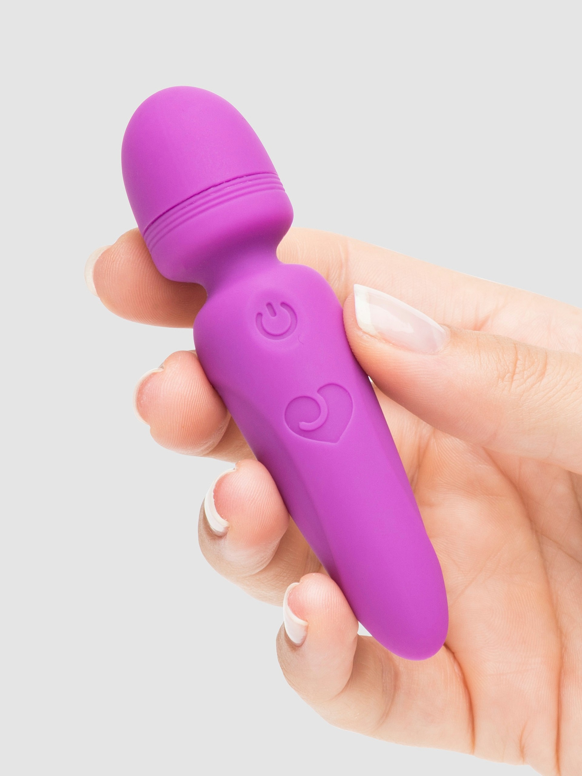 Lovehoney Ignite 20 Function Mini Wand Vibrator, Purple, hi-res