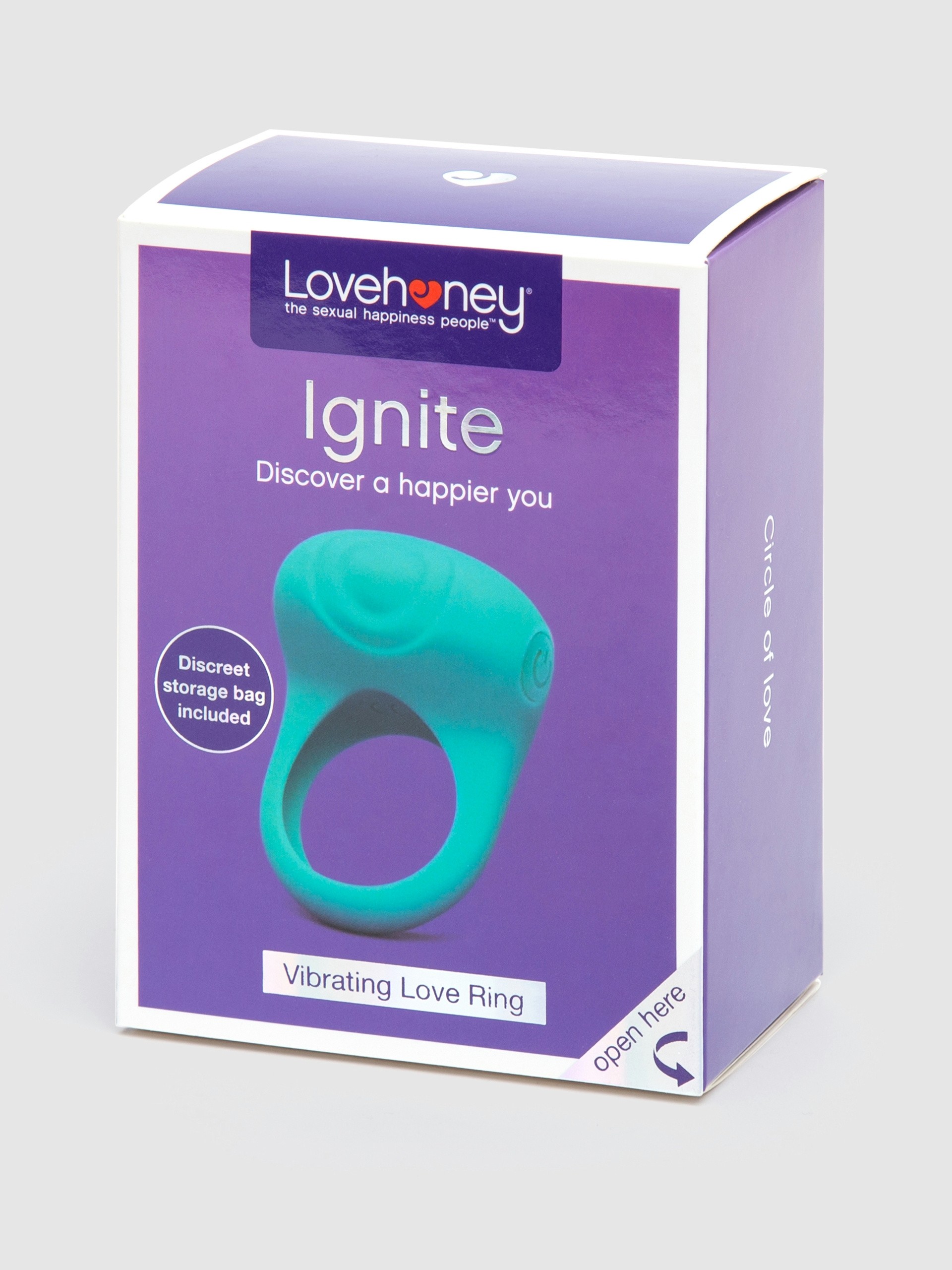 Lovehoney Ignite 20 Function Vibrating Love Ring, Blue, hi-res