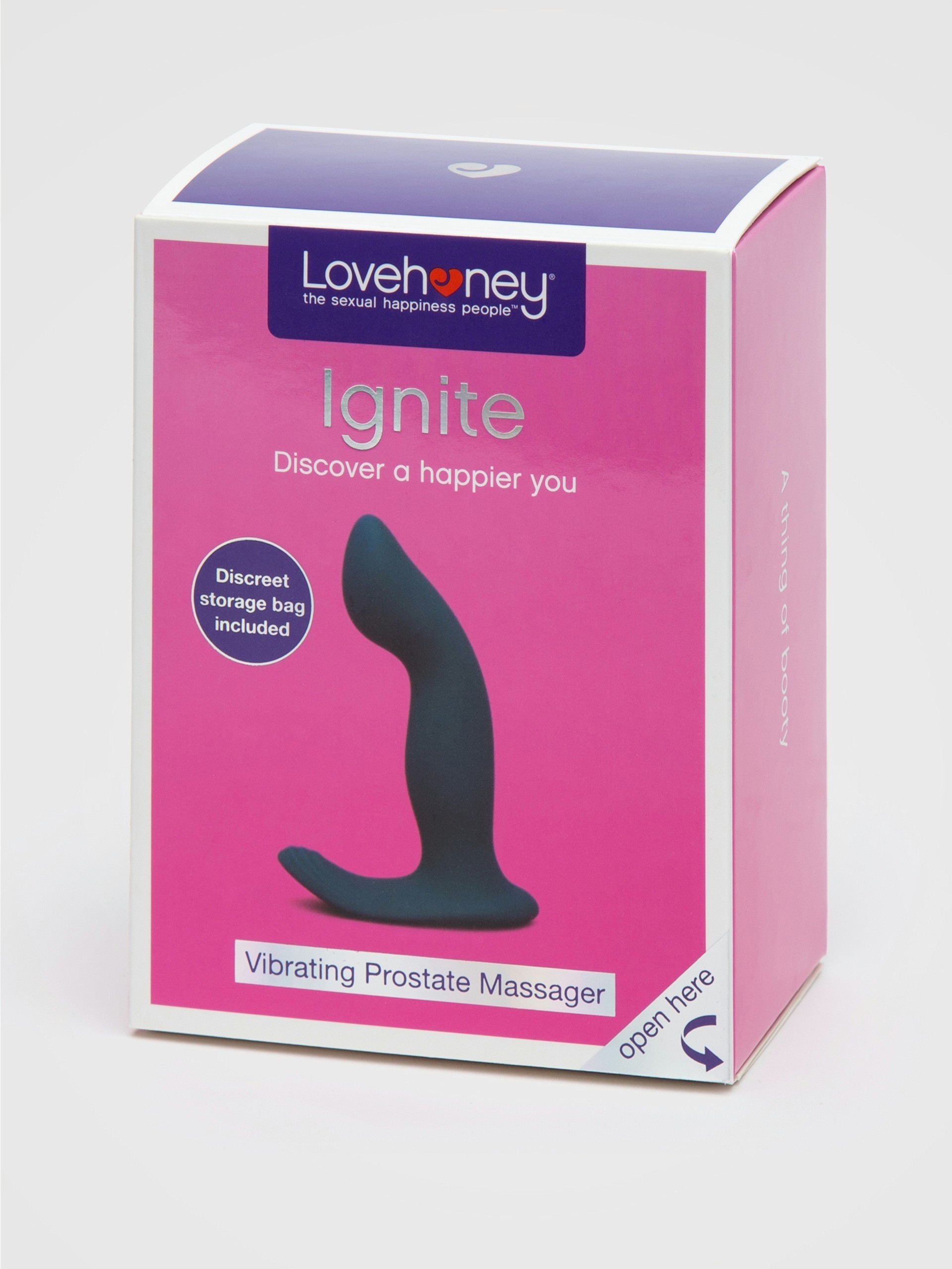 Lovehoney Ignite 20 Function Vibrating Prostate Massager, Blue, hi-res