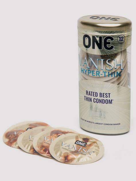 ONE Vanish Hyper-Thin Latex Condoms (12 Count), , hi-res