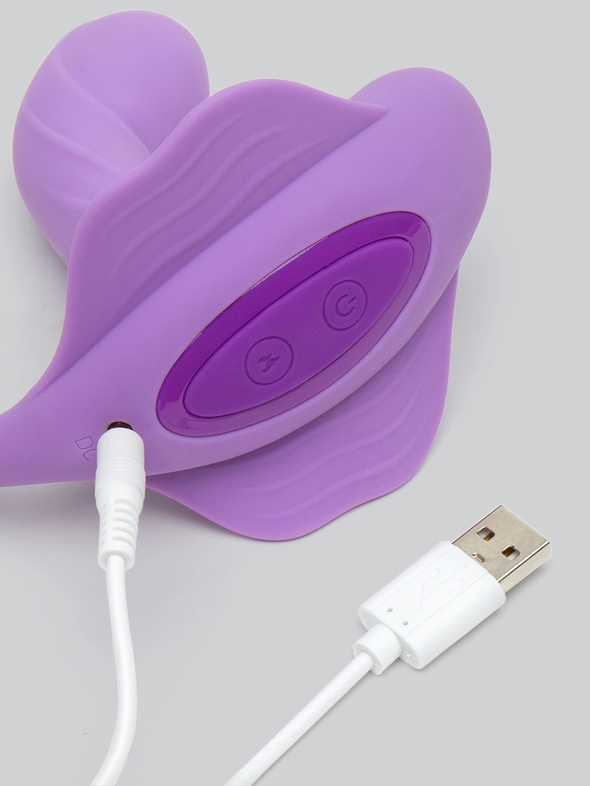 Fantasy For Her Warming Remote Control G-Spot and Clitoral Stimulator, Purple, hi-res