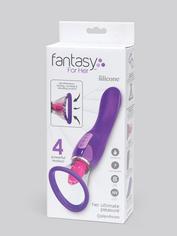 Fantasy for Her Vibrating Pussy Pump and Tongue Vibrator Kit, Purple, hi-res