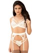 Mapale Sweetheart Black Lace Bra Set, White, hi-res