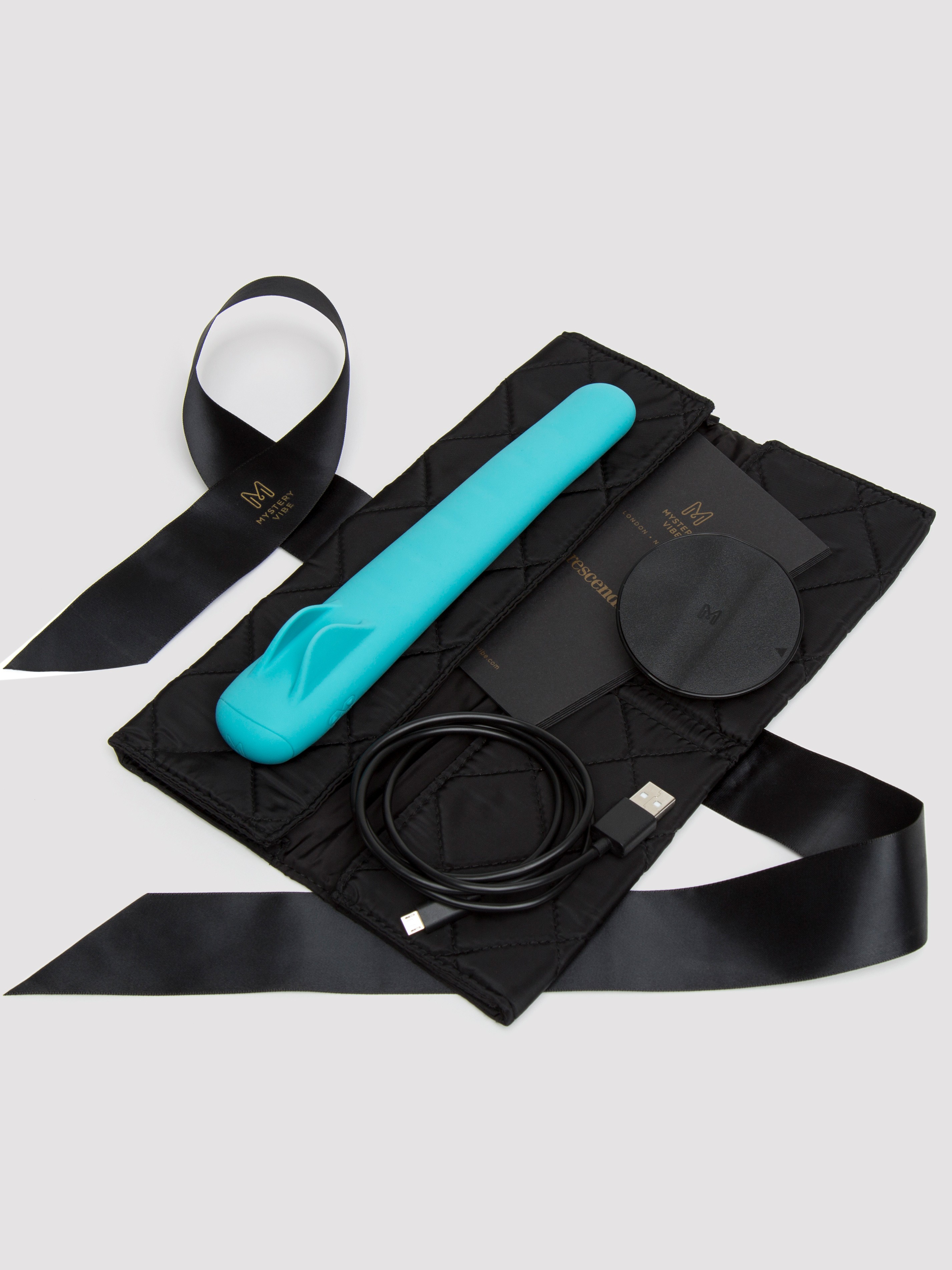 Mystery Vibe Crescendo App Controlled Bendable Smart Vibrator, Blue, hi-res