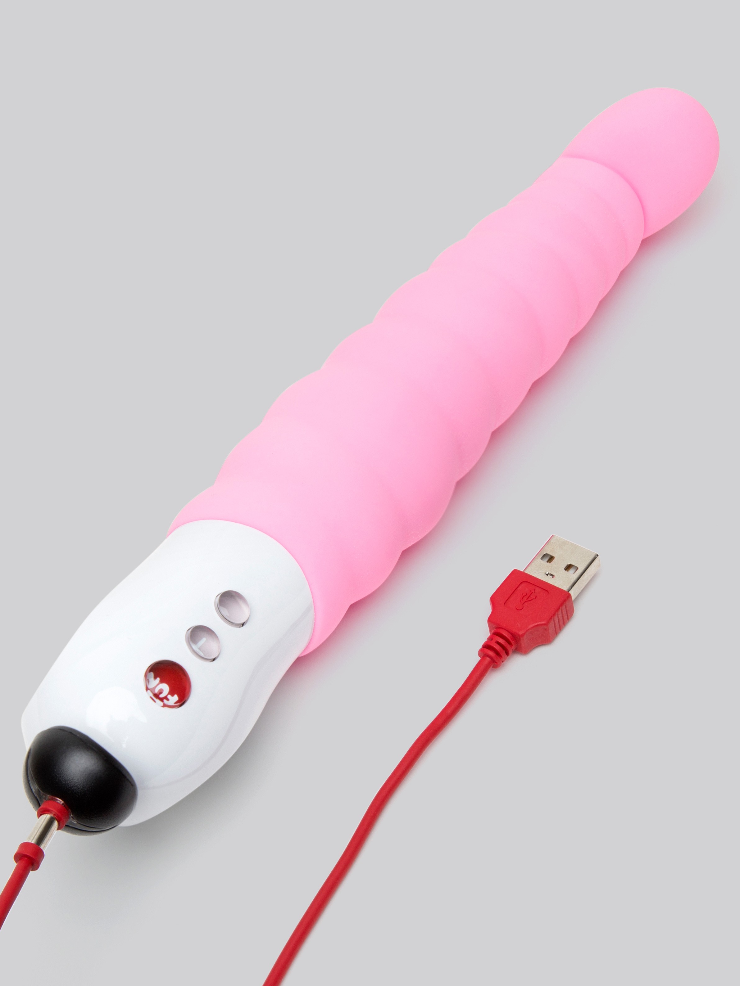 Fun Factory G4 Patchy Paul Rechargeable Silicone Vibrator, Pink, hi-res