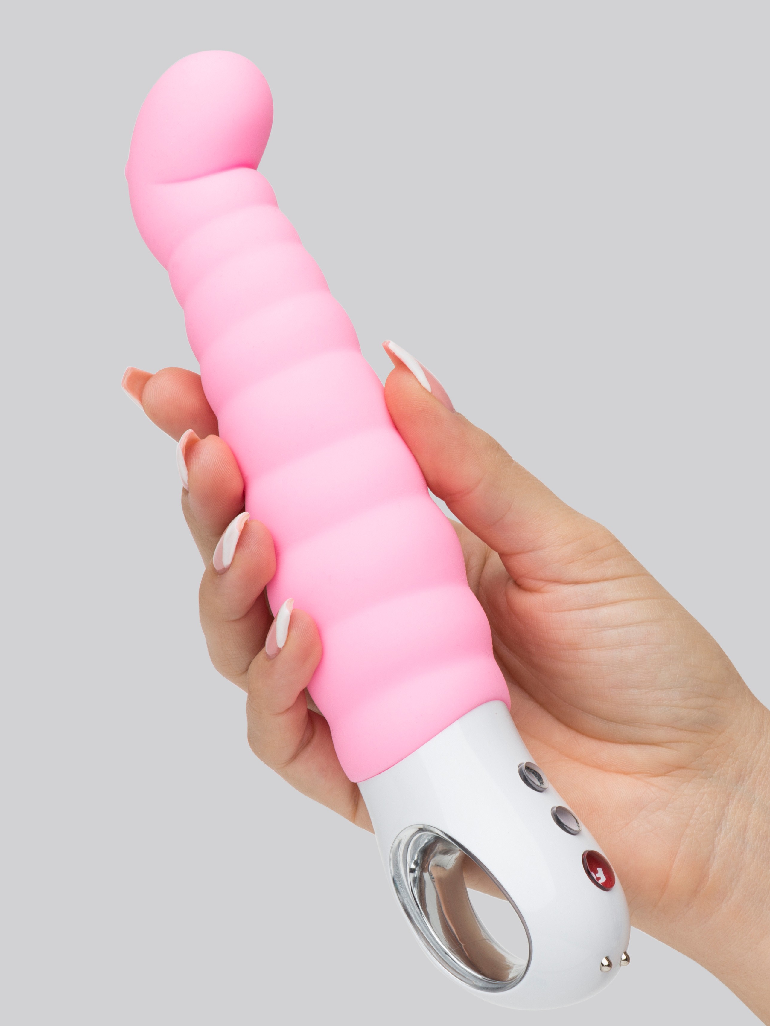 Fun Factory G4 Patchy Paul Rechargeable Silicone Vibrator, Pink, hi-res