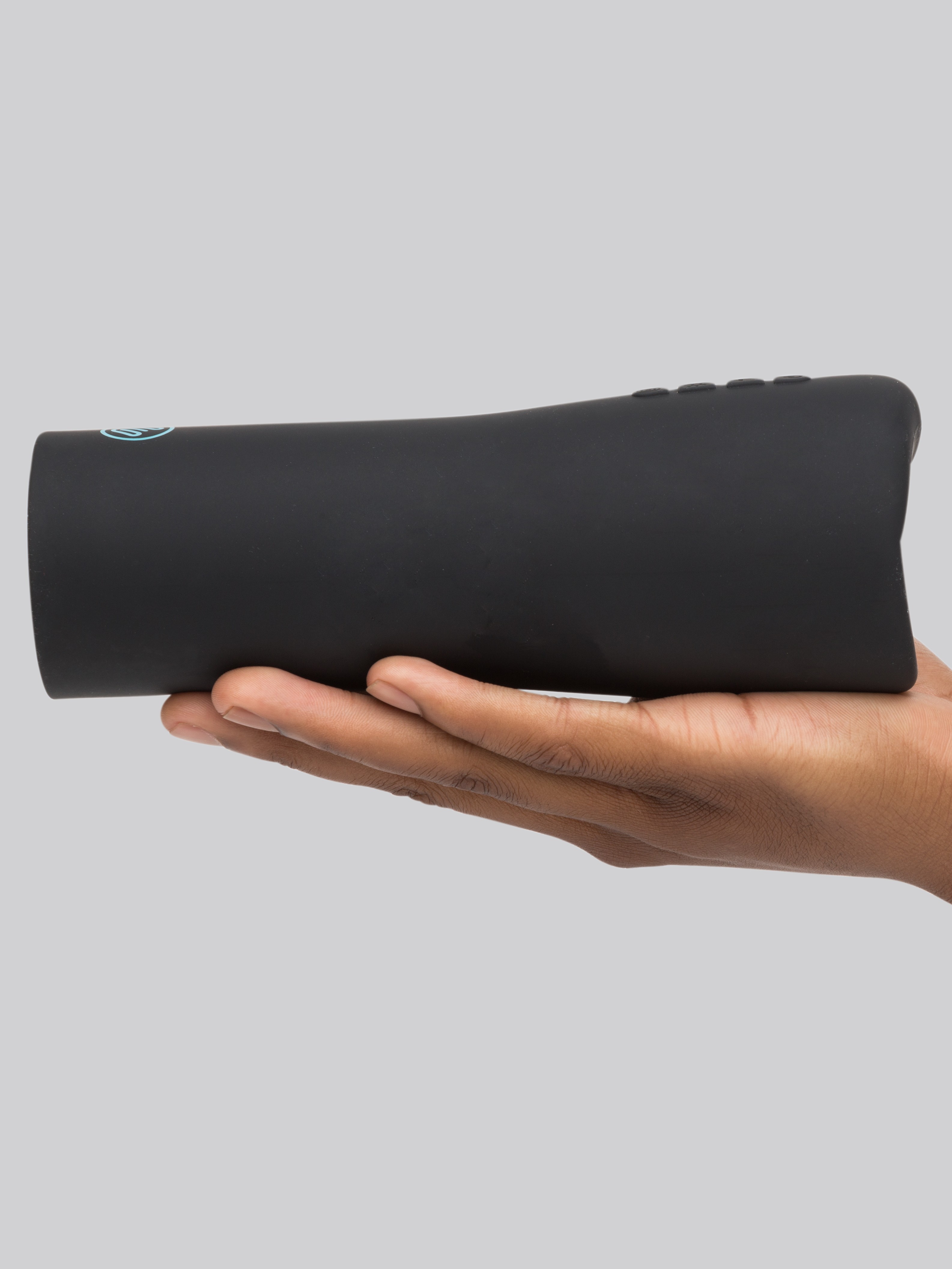 Blowmotion Sensa Touch Warming Rechargeable Vibrating Male Masturbator, Black, hi-res