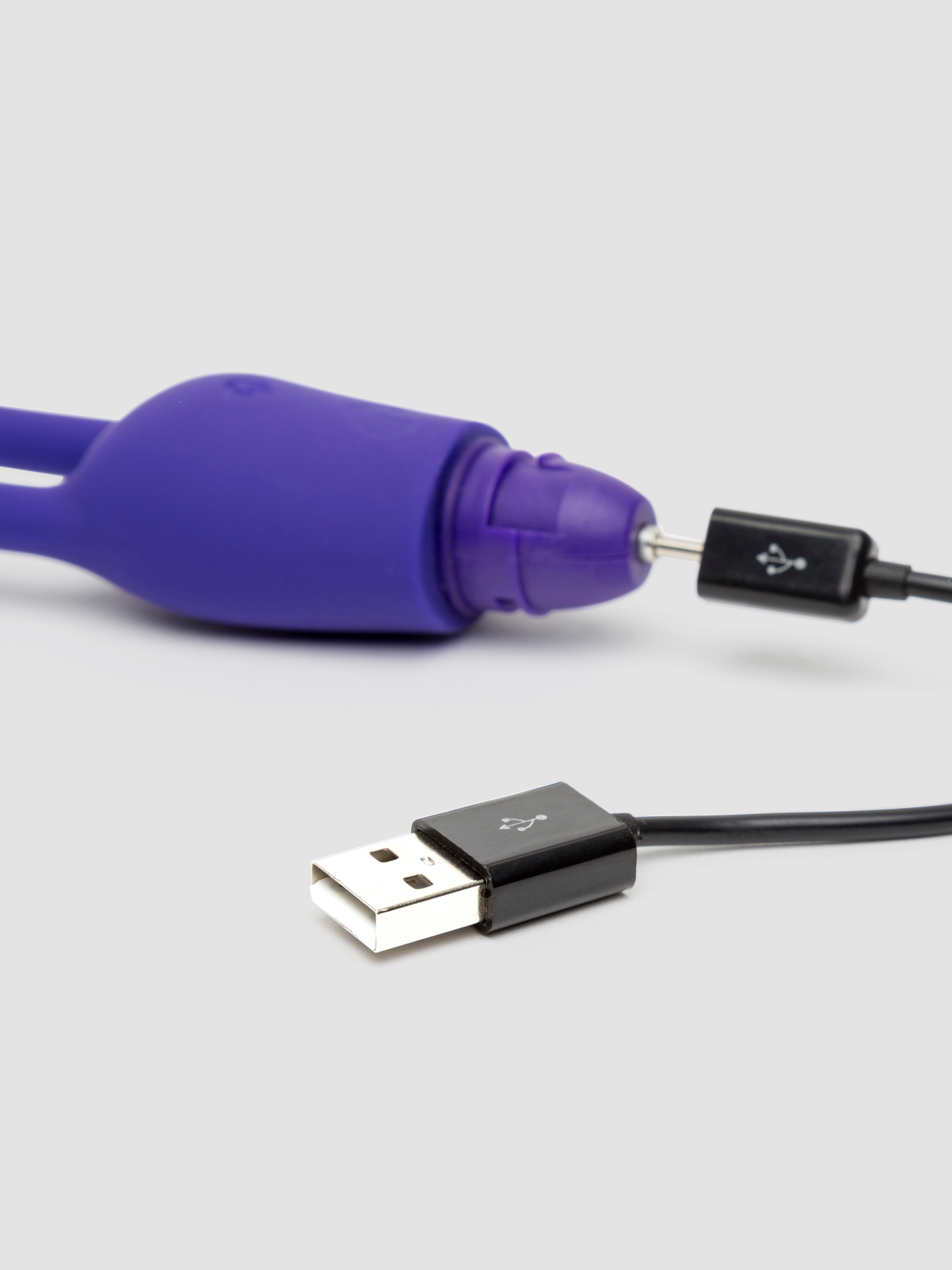 Lovehoney 10 Function Rechargeable Wearable Couple's Vibrator, Purple, hi-res