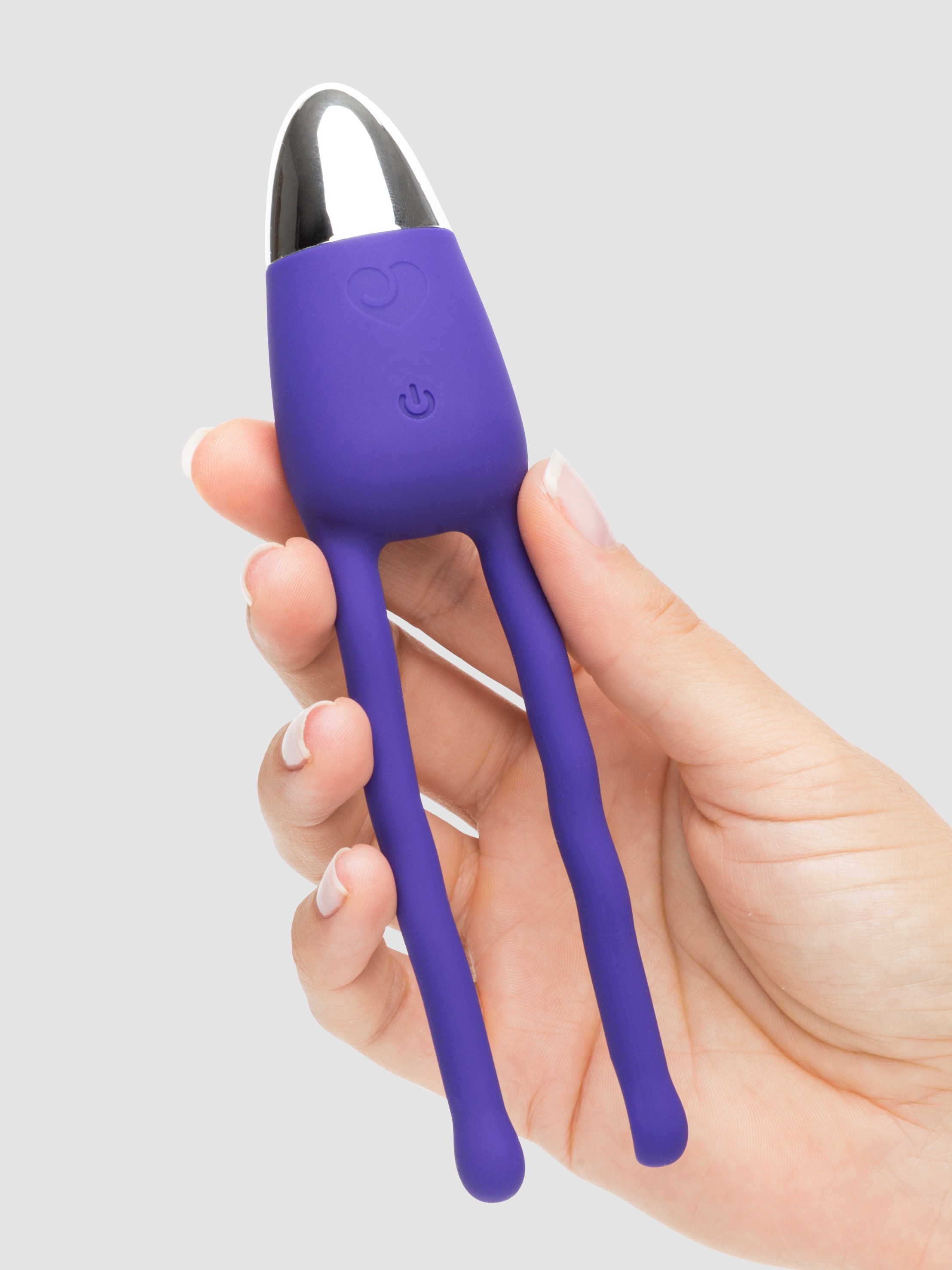 Lovehoney 10 Function Rechargeable Wearable Couple's Vibrator, Purple, hi-res