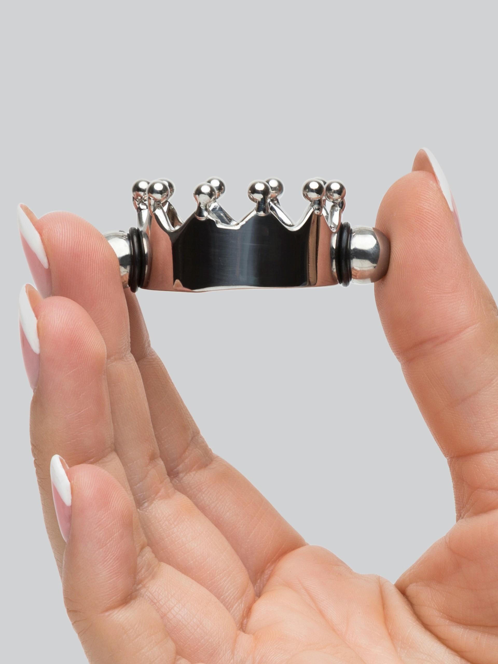 Magnetic Crown Nipple Clamps, Silver, hi-res