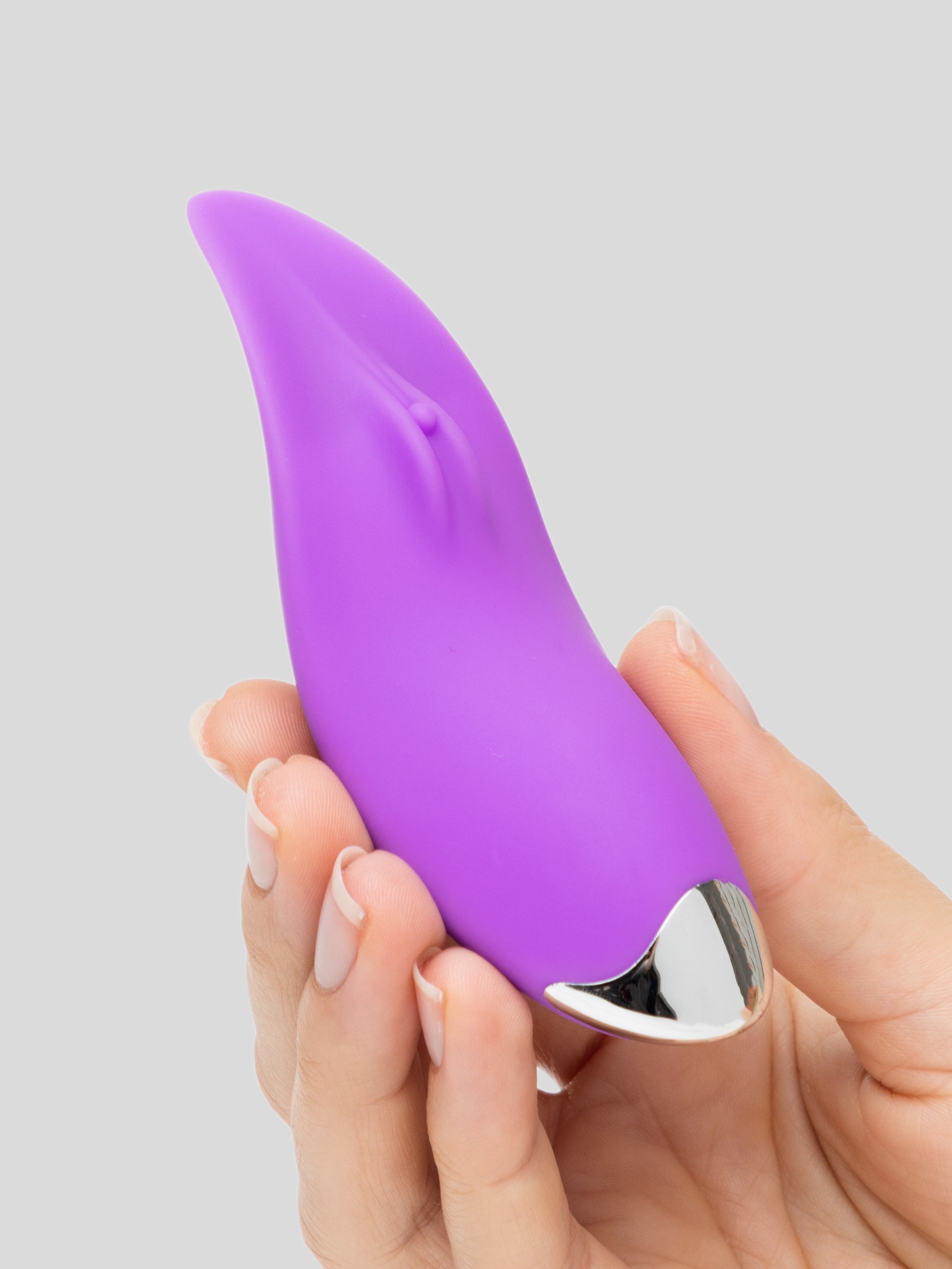 Annabelle Knight Aha! Rechargeable Silicone Clitoral Vibrator, Purple, hi-res