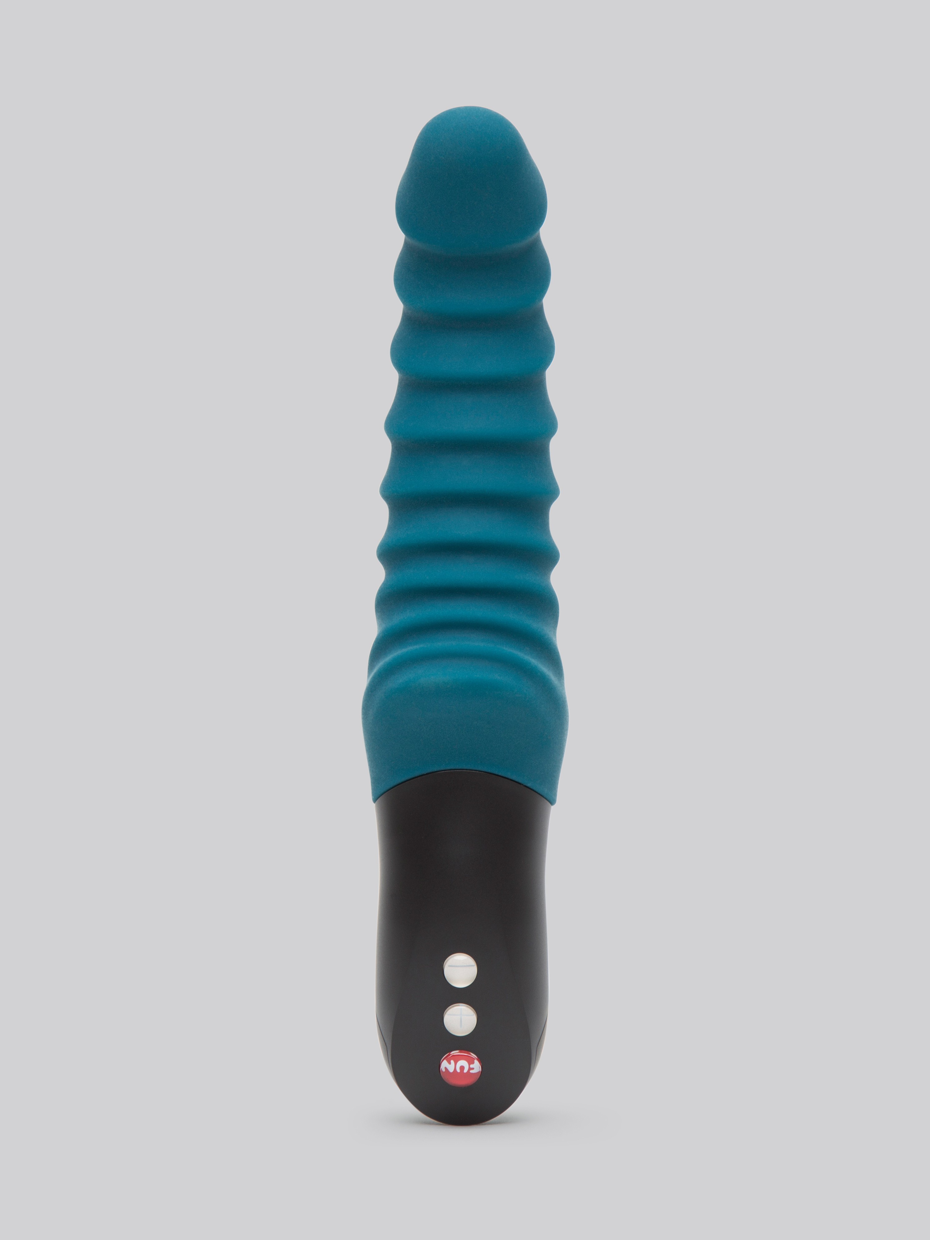 Fun Factory X Lovehoney Stronic Drei Rechargeable Powerful Thrusting Vibrator, Blue, hi-res