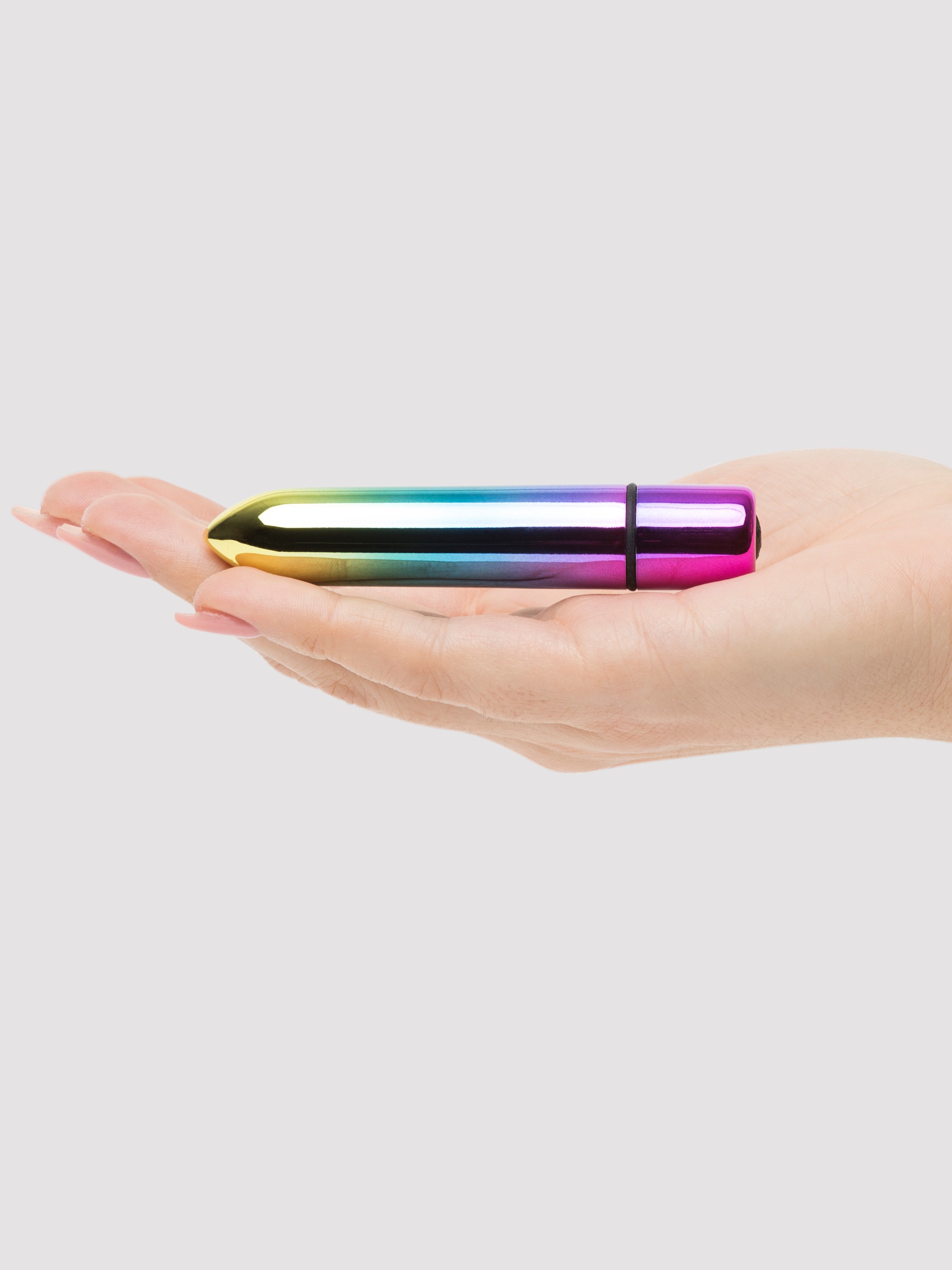 Lovehoney Magic Bullet 10 Function Rainbow Bullet Vibrator, Rainbow, hi-res