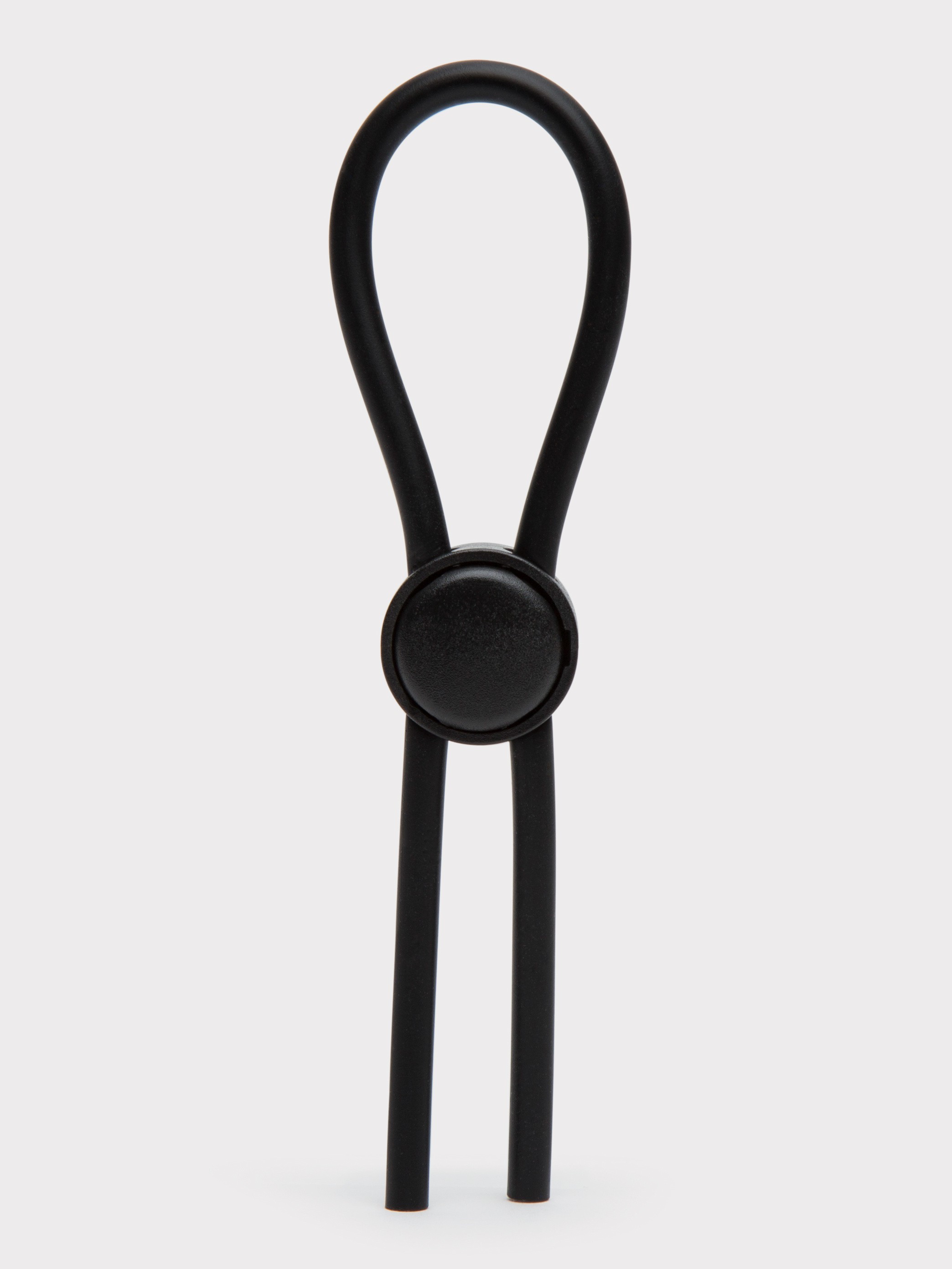 Lovehoney Lasso of Love Adjustable Cock Ring, Black, hi-res