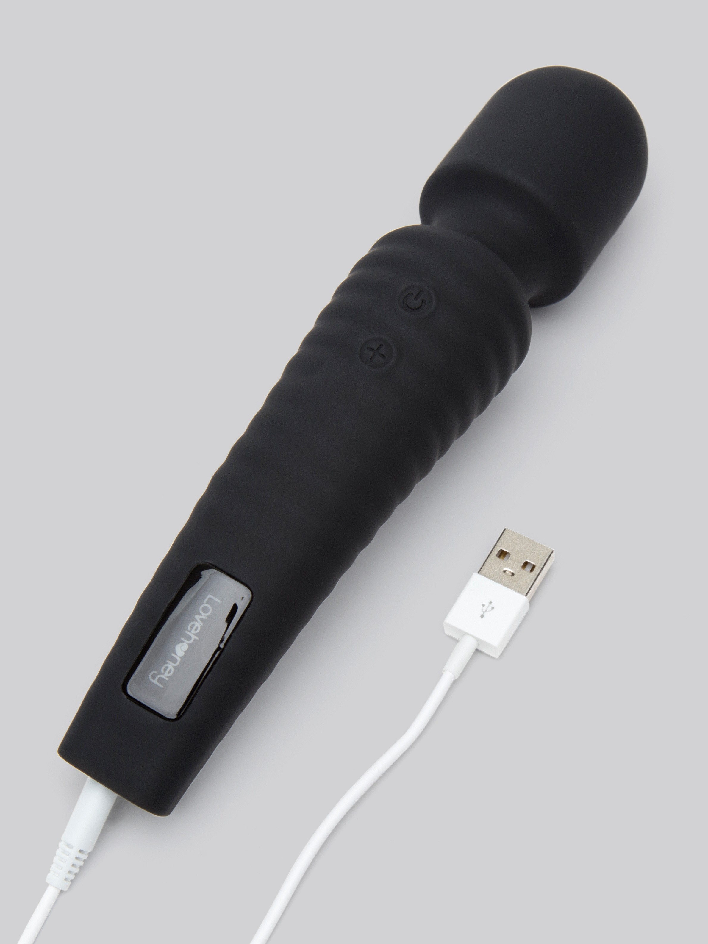 Lovehoney Dream Wand Rechargeable Mini Massage Wand Vibrator, Black, hi-res