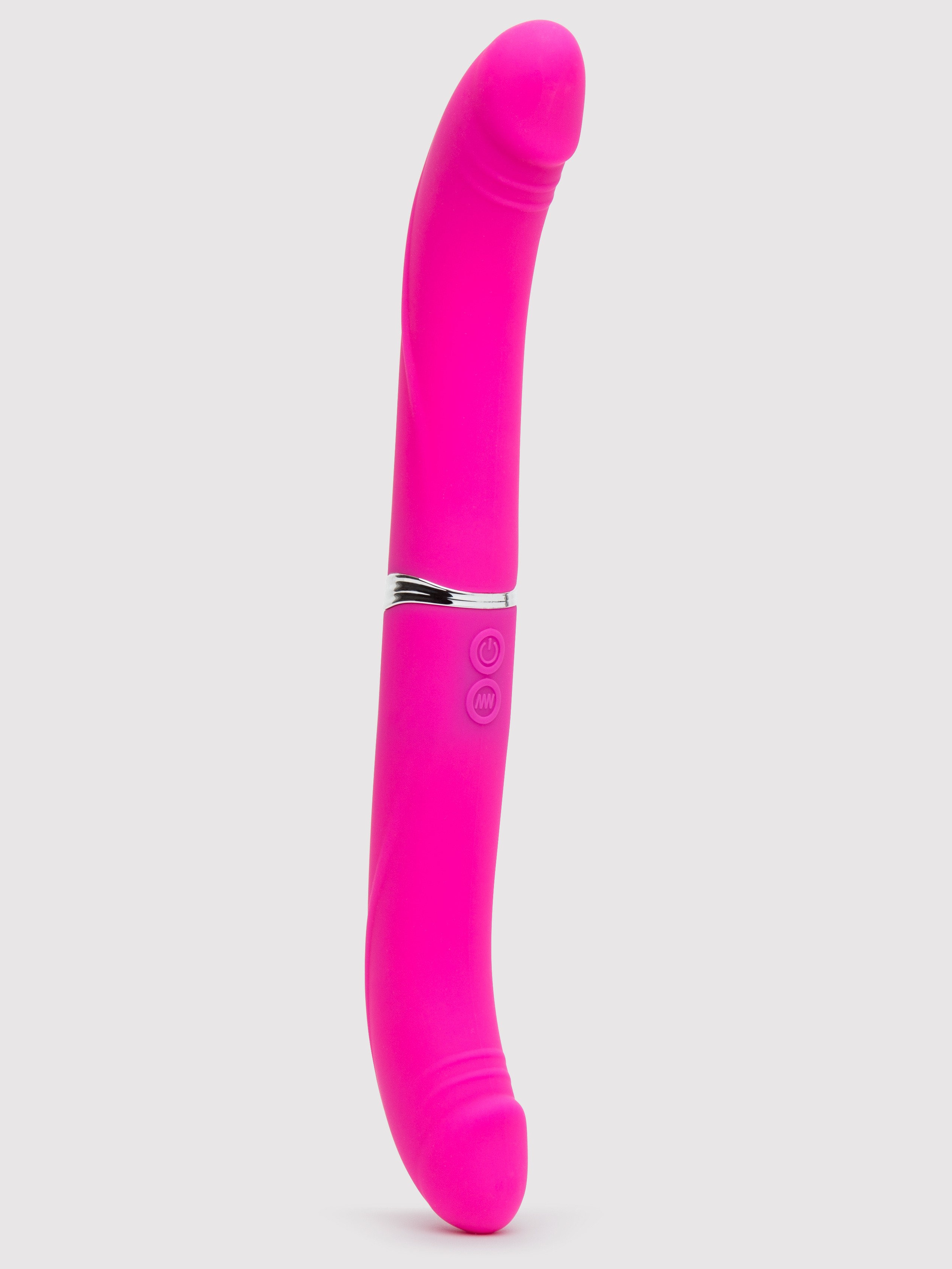 Doublemaker Vibrating Double-Ended Dildo 15 Inch, Pink, hi-res