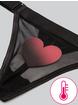 Lovehoney Plus Size Hot For You Colour-Changing Bra Set, Black, hi-res
