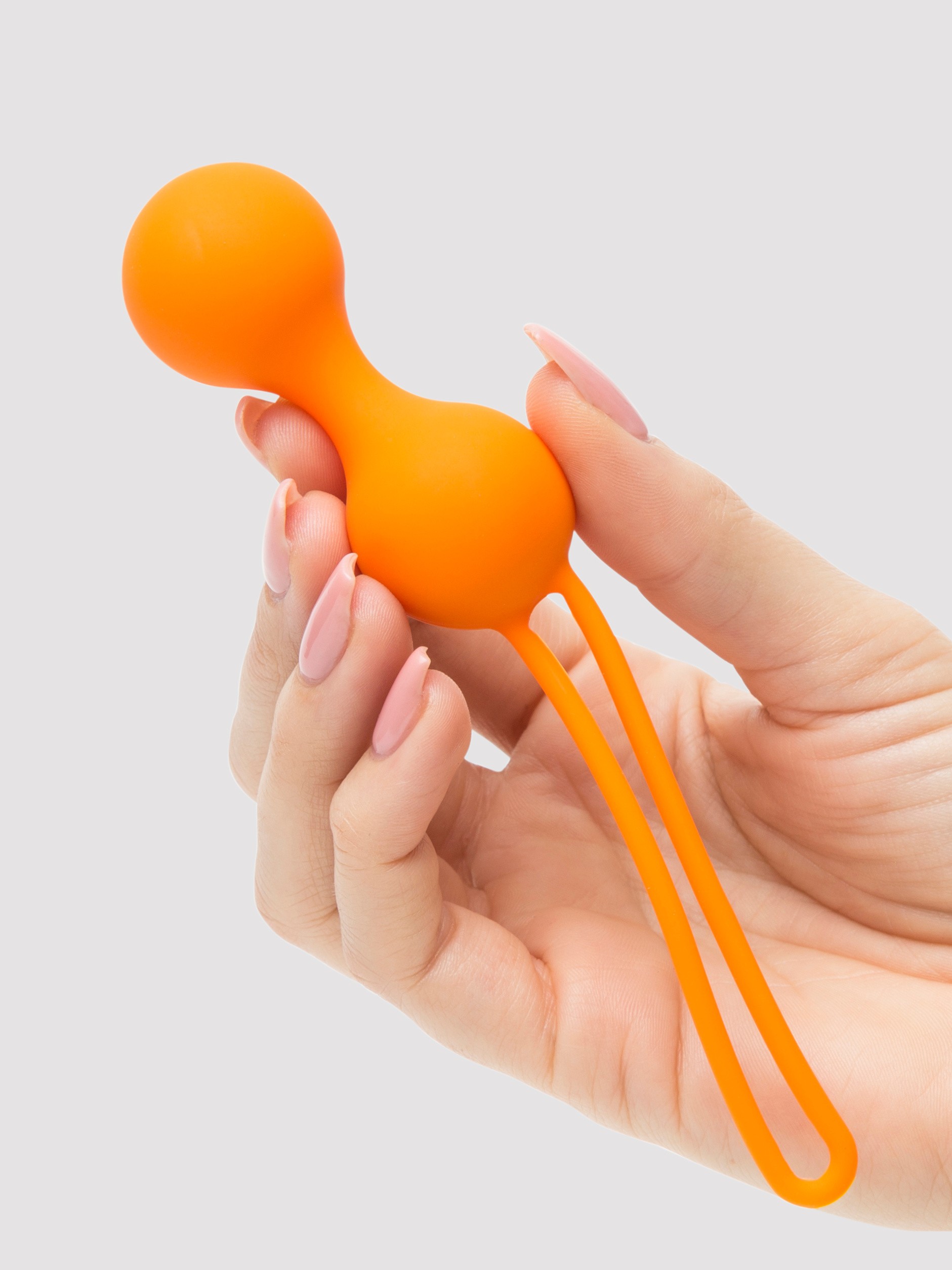 Lovehoney Set The Tone Double Kegel Balls 60g, Orange, hi-res