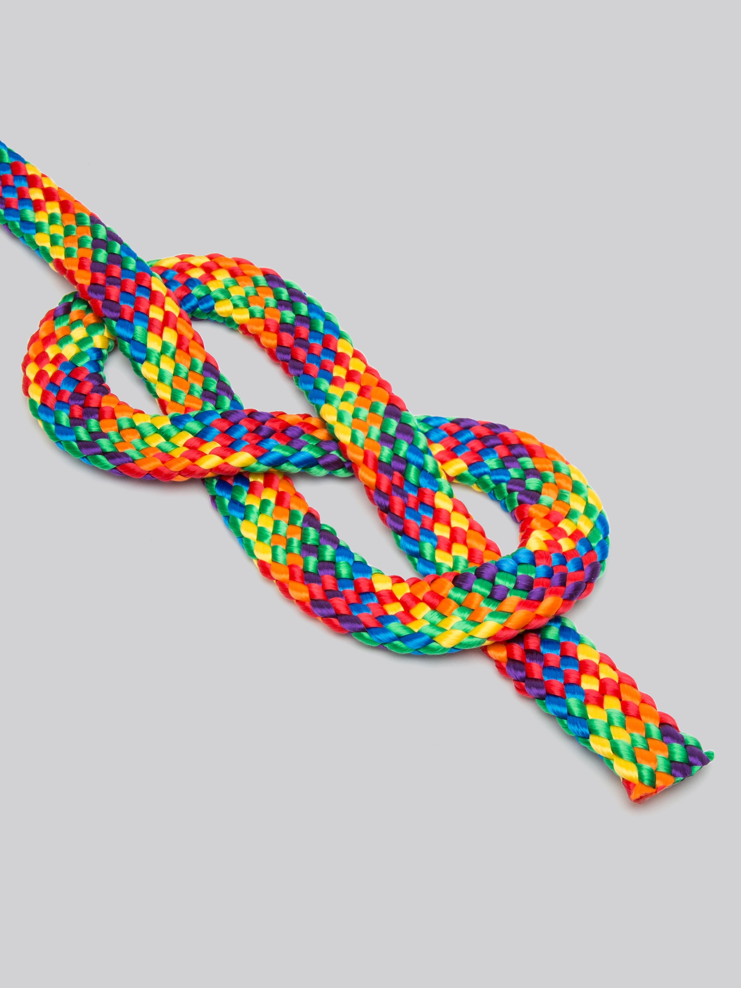 Bondage Boutique Rainbow Bondage Rope 5 Metre, Rainbow, hi-res