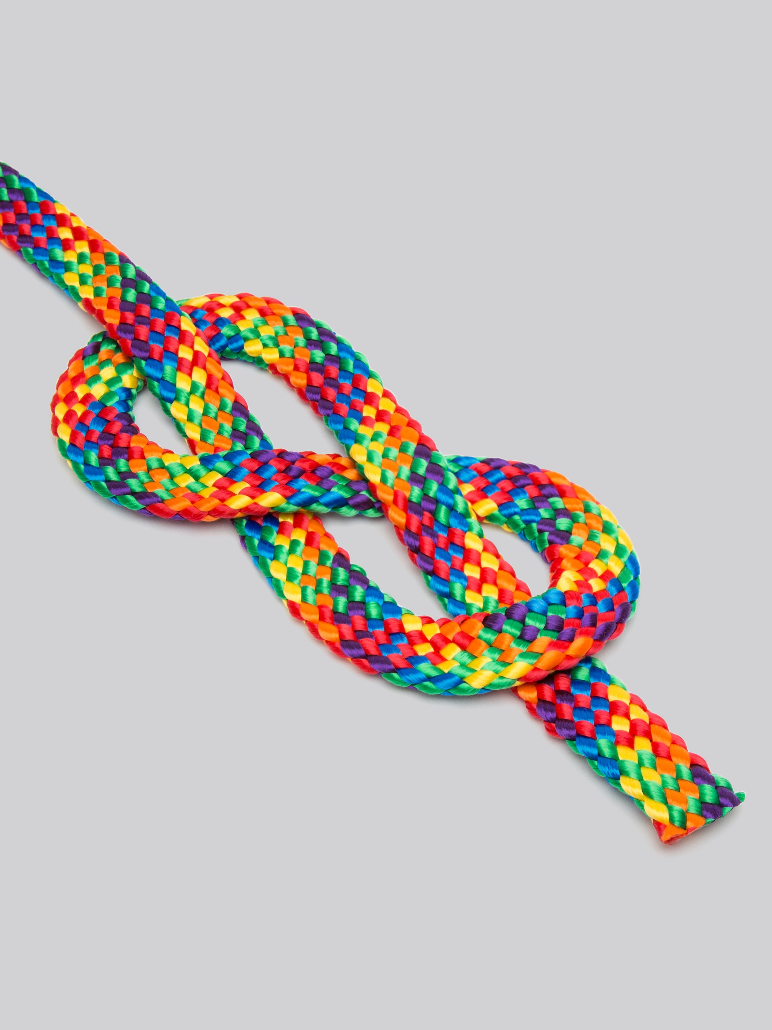 Bondage Boutique Rainbow Bondage Rope 10 Metre, Rainbow, hi-res