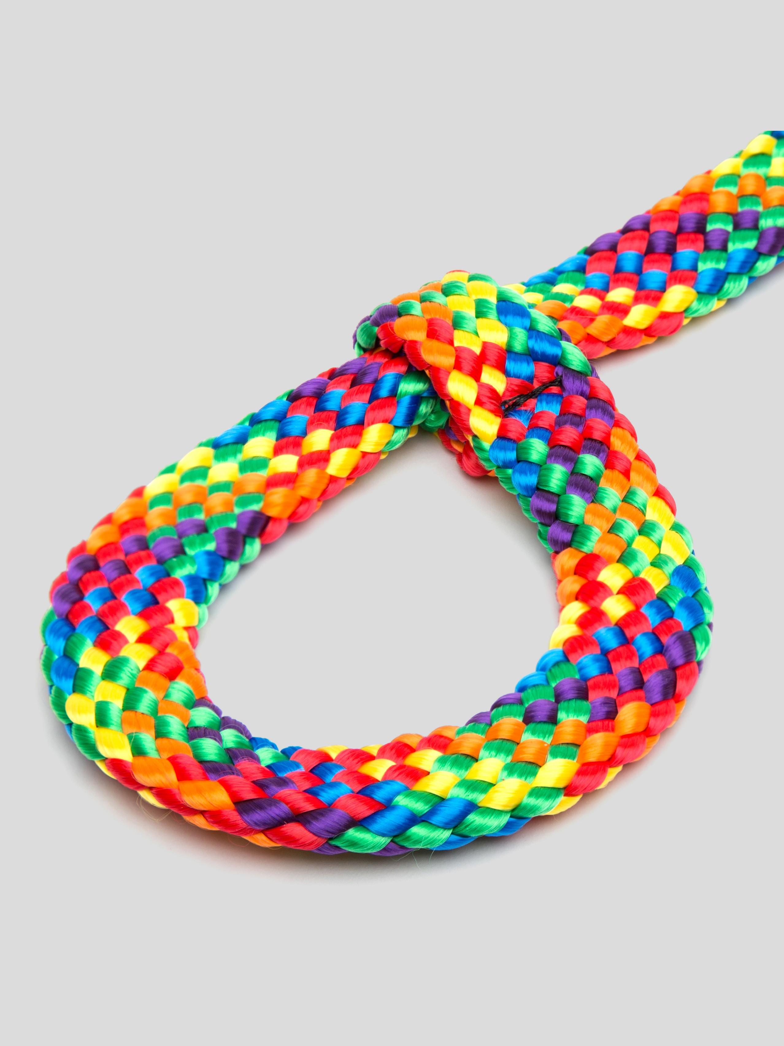 Bondage Boutique Rainbow Rope Hogtie, Rainbow, hi-res
