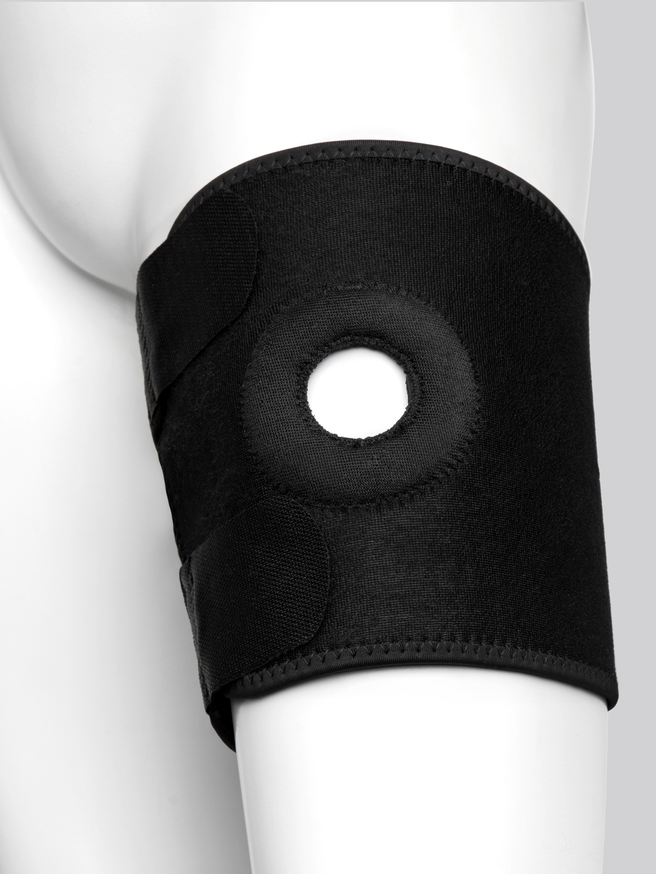 Bondage Boutique Leg Strap-On Harness, Black, hi-res