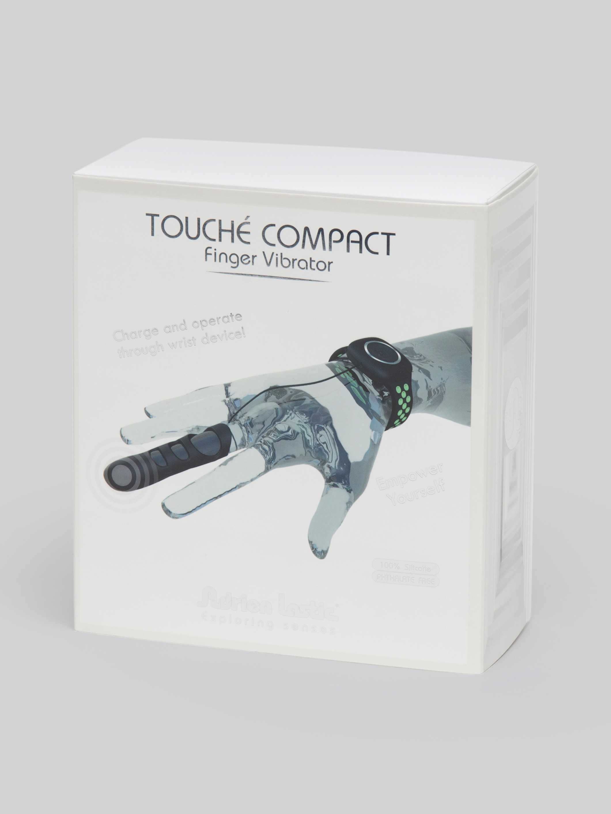 Adrien Lastic Touche Compact 10 Function Rechargeable Finger Vibe, Black, hi-res