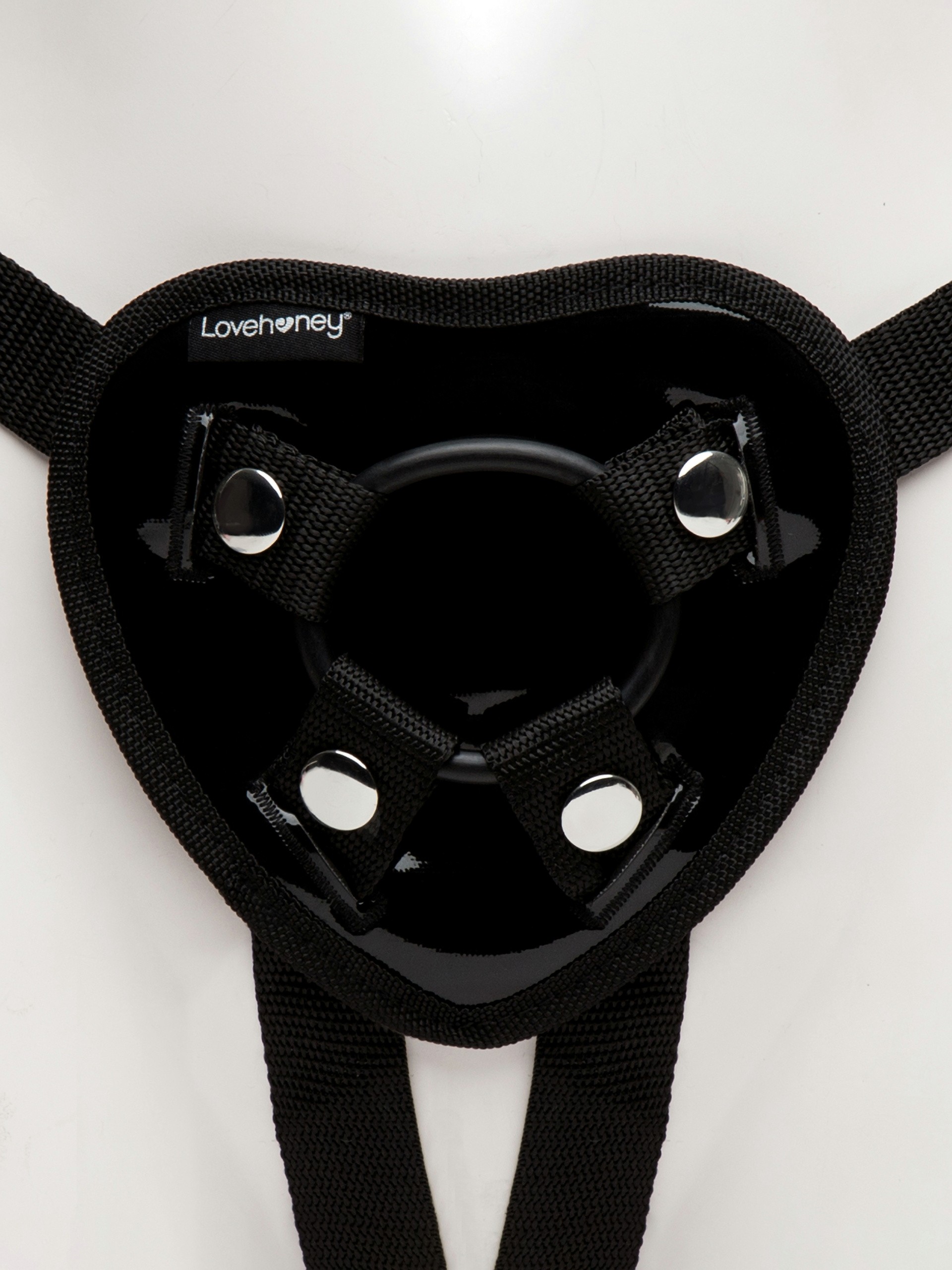 Lovehoney Beginner's Unisex Clear Strap-On Harness Kit 6 Inch, Clear, hi-res