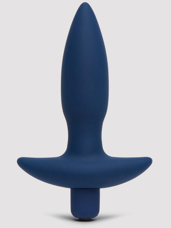Lovehoney Butt Tingler Vibro-Analplug 9 cm, Blau, hi-res