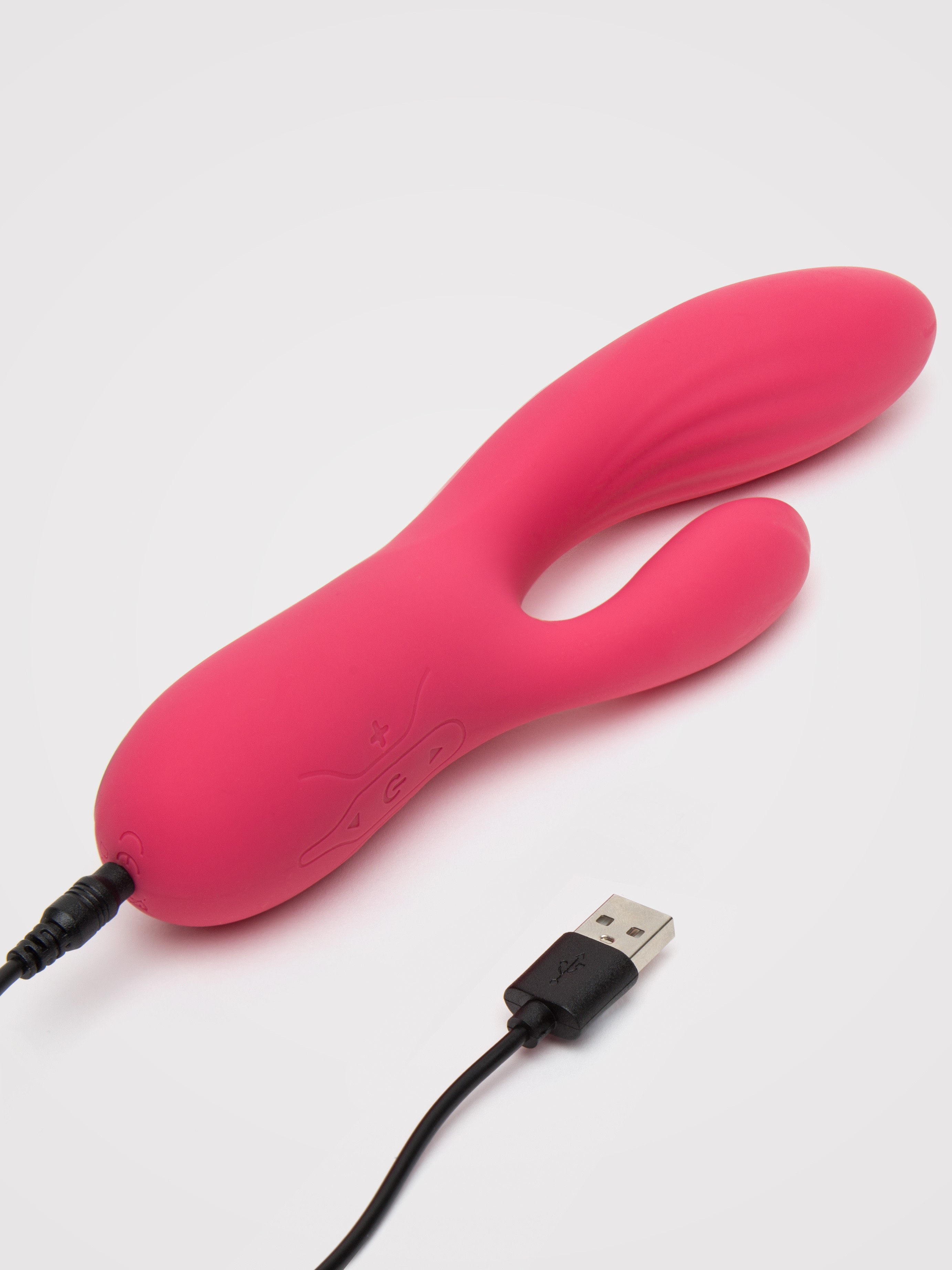 Blissful Bunny Silicone Rabbit Vibrator, Pink, hi-res