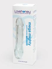Lovehoney Mega Mighty 1.5 Extra Inches Penis Extender with Ball Loop, Clear, hi-res