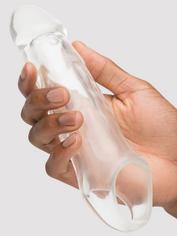 Lovehoney Mega Mighty 2 Extra Inches Penis Extender with Ball Loop, Clear, hi-res