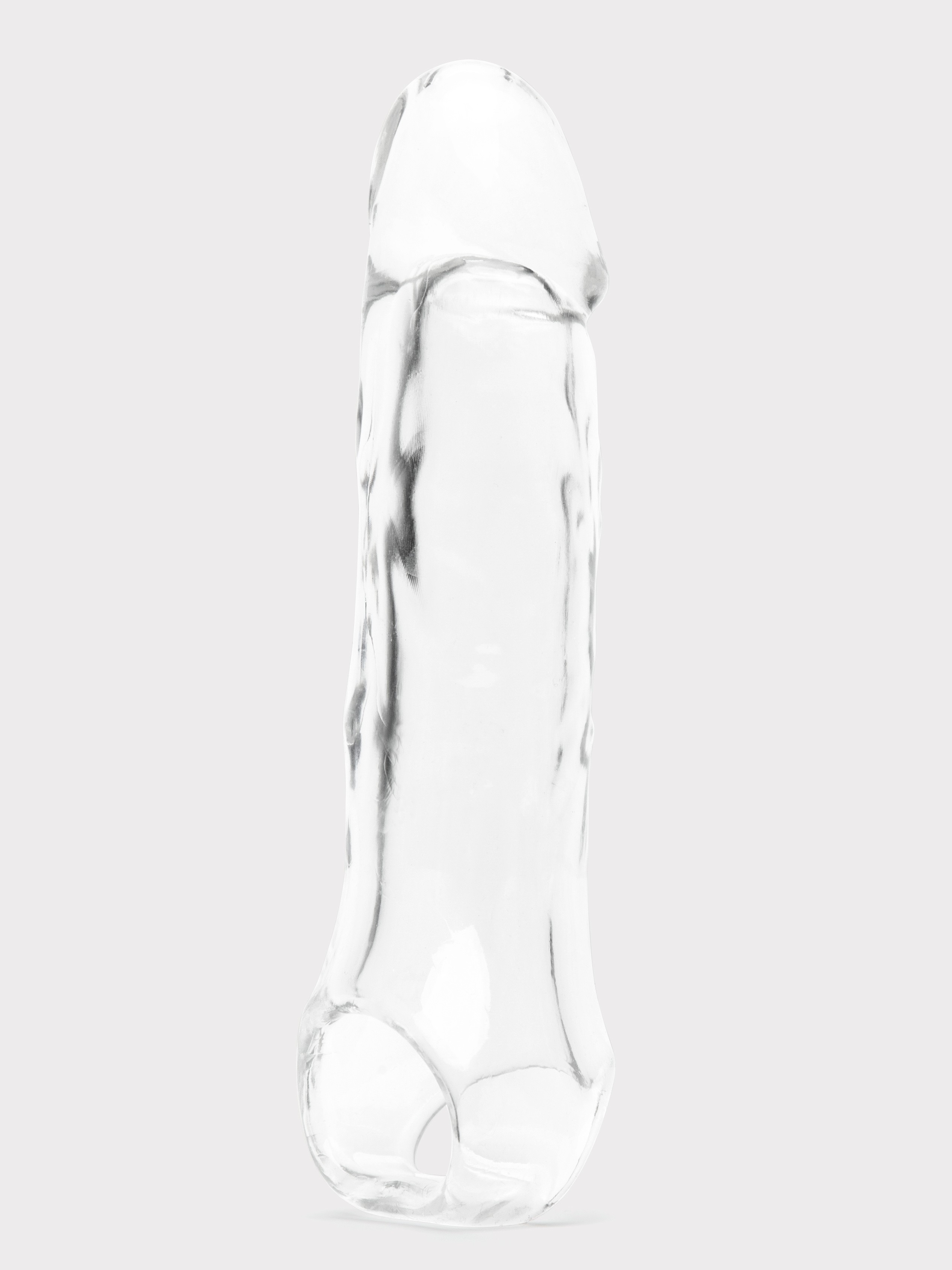 Lovehoney Mega Mighty 2 Extra Inches Penis Extender with Ball Loop, Clear, hi-res
