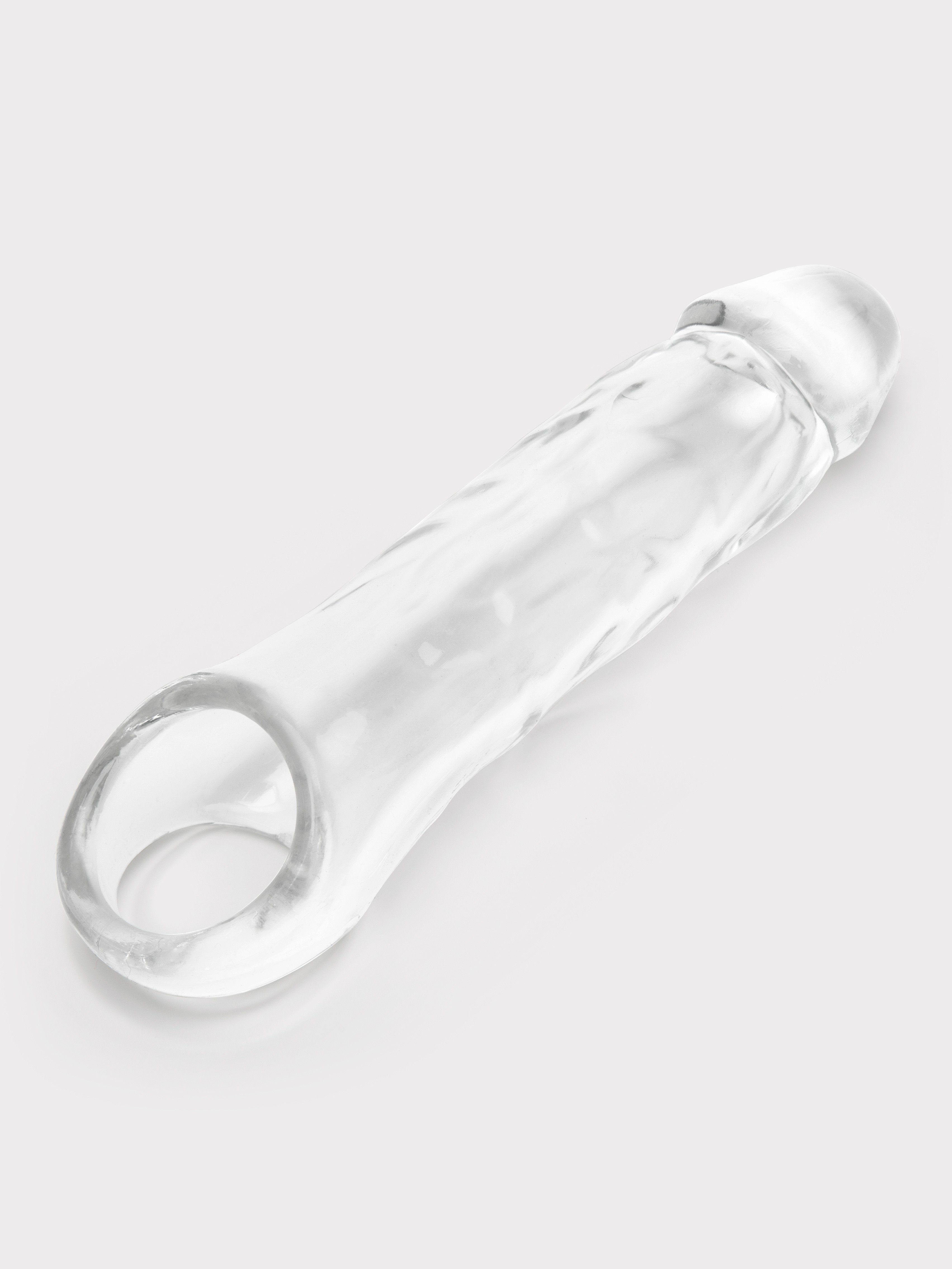 Lovehoney Mega Mighty 2 Extra Inches Penis Extender with Ball Loop, Clear, hi-res