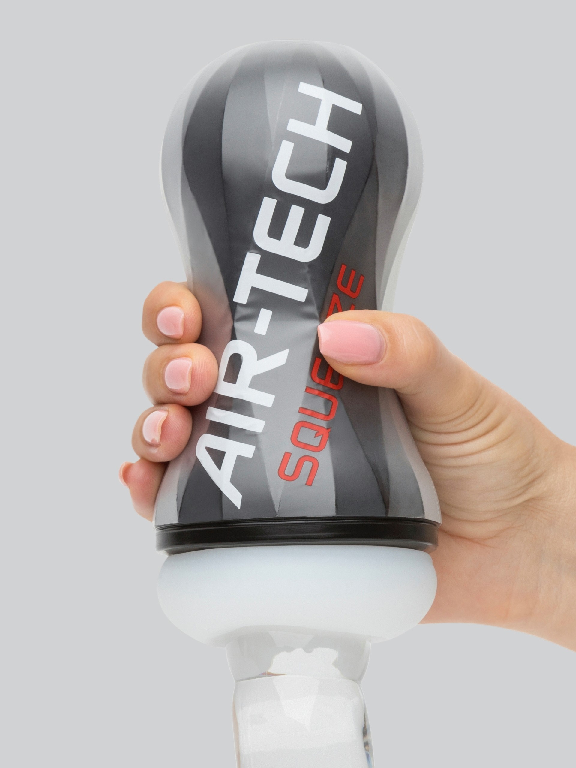 TENGA Air Tech Squeeze Strong Male Masturbator, Clear, hi-res
