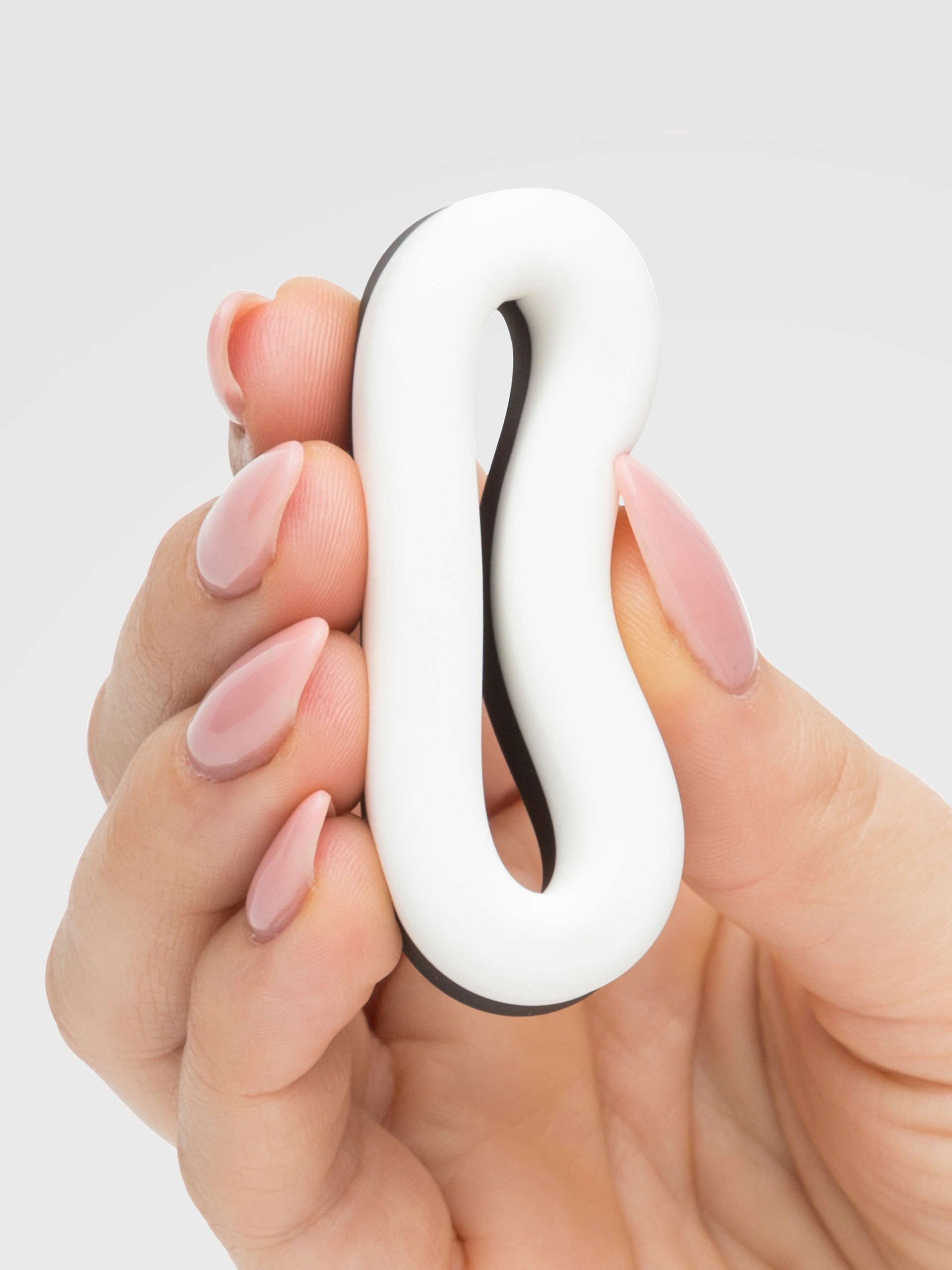 Lovehoney Thick Silicone Cock Ring, Black, hi-res