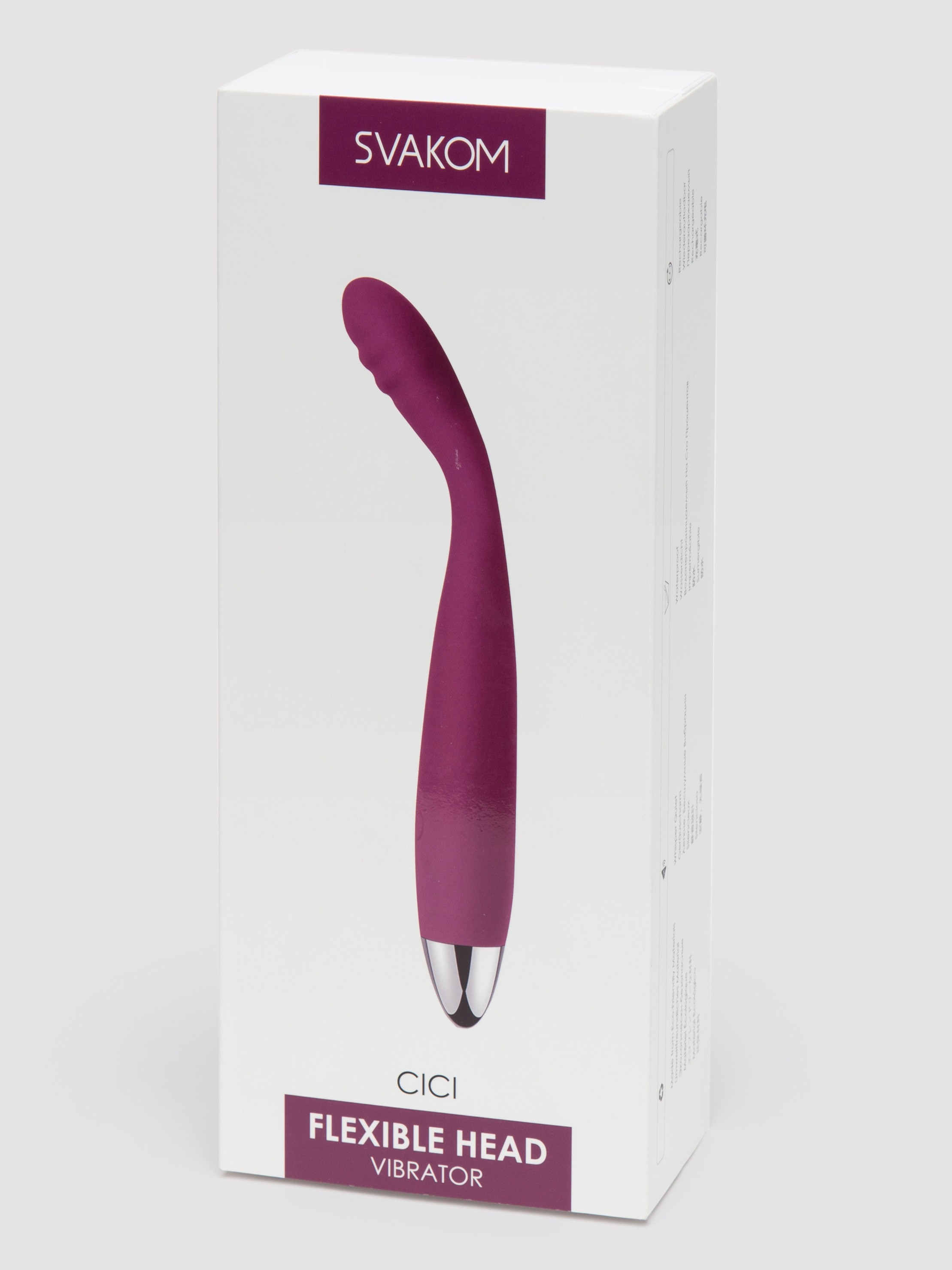 Svakom Cici Soft Flexible Curved Finger Vibrator, Purple, hi-res