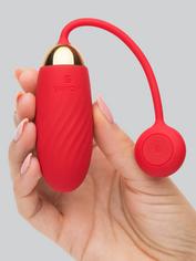 Svakom Ella Neo App Controlled Rechargeable Textured Love Egg Vibrator, Red, hi-res
