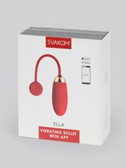 Svakom Ella Neo strukturiertes Vibro-Ei mit App-Steuerung, Rot, hi-res