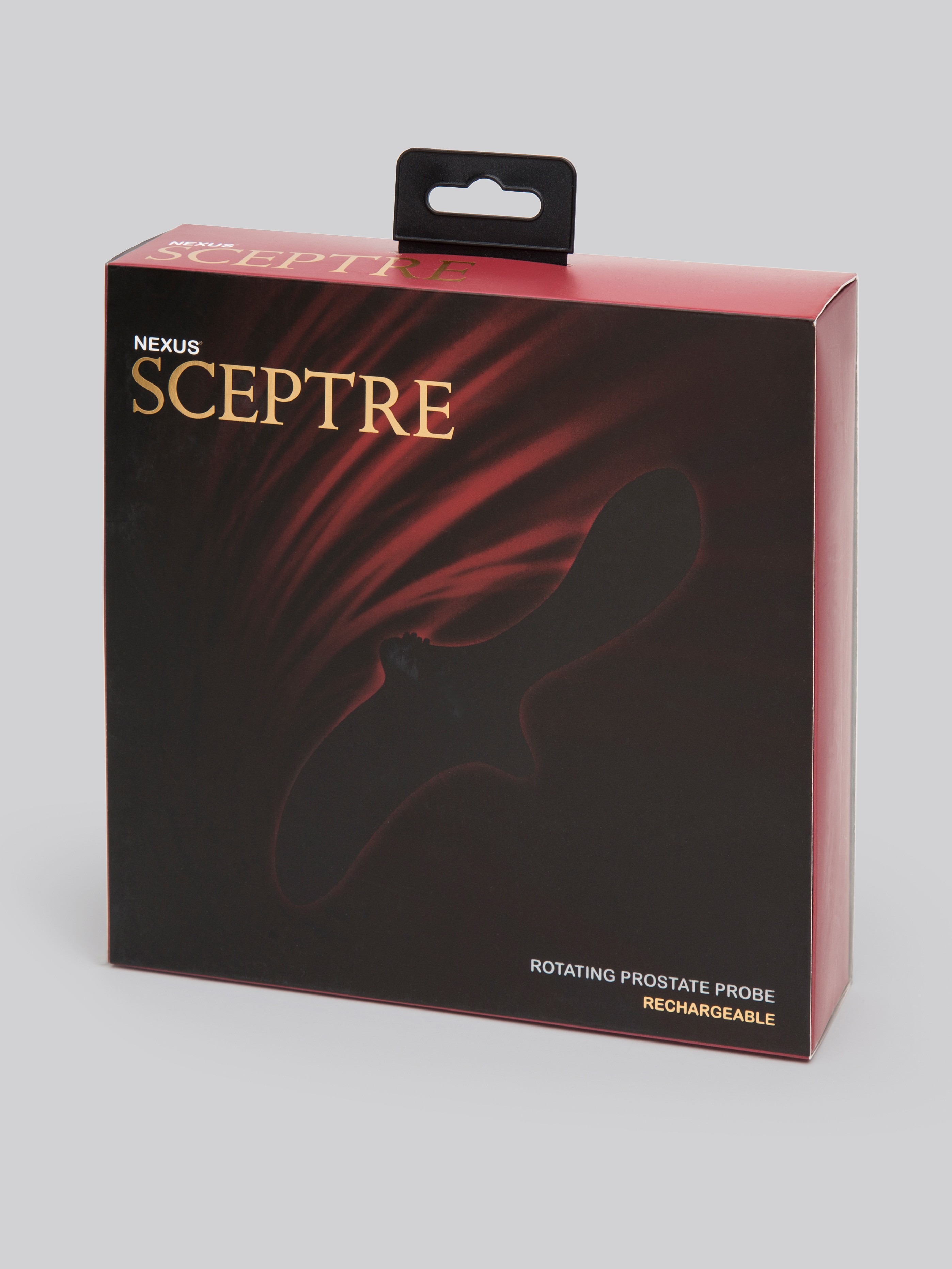 Nexus Sceptre Rechargeable Rotating Prostate Massager, Black, hi-res