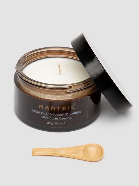 Mantric CBD Massage Candle with Indian Ginseng 185g, , hi-res