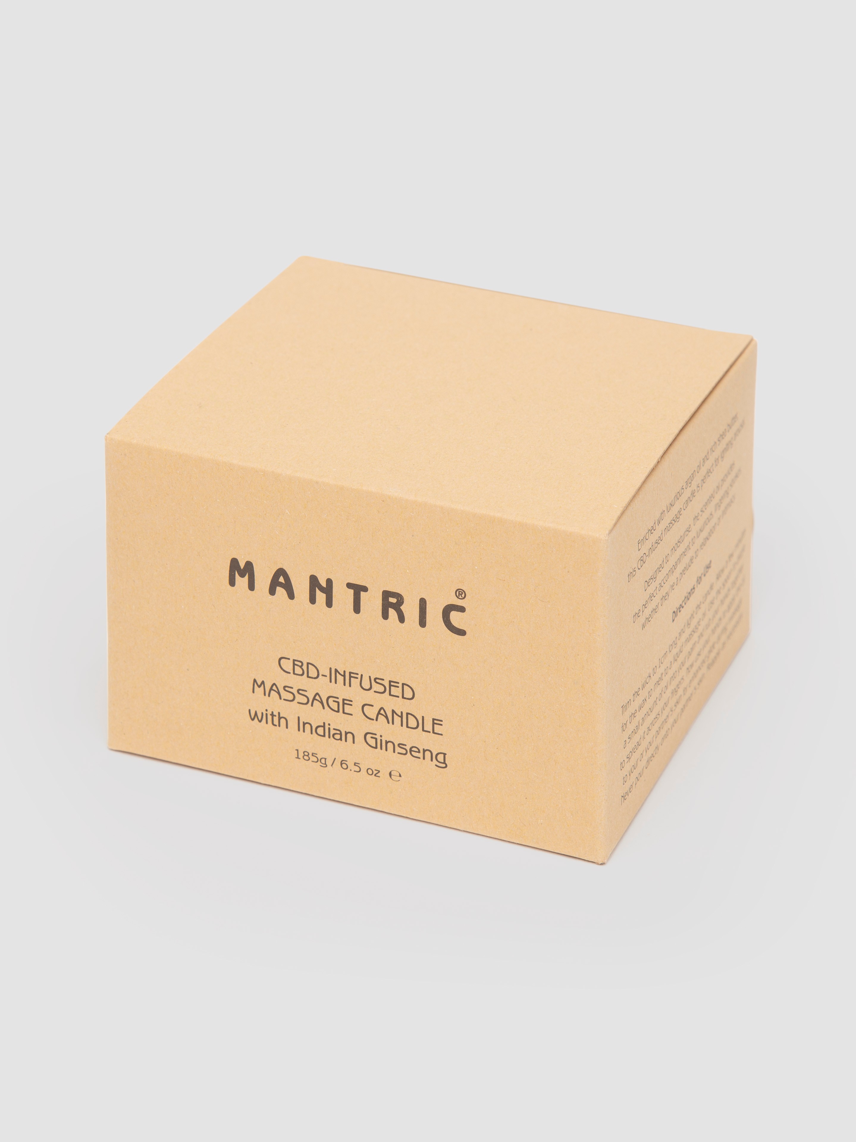 Mantric CBD Massage Candle with Indian Ginseng 185g, , hi-res