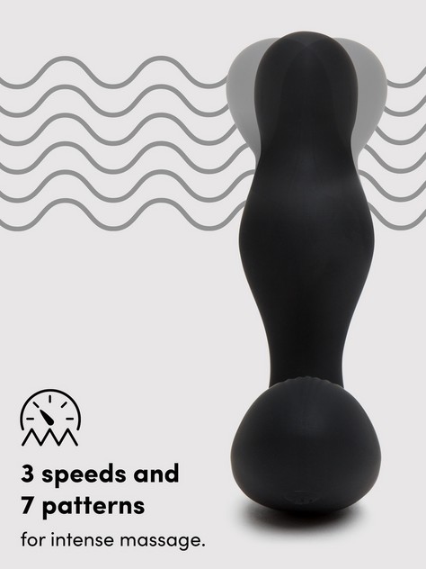 Lovehoney High Roller Remote Control Rotating Prostate Massager, Black, hi-res