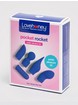 Lovehoney Rechargeable Mini Bullet Vibrator and Sleeve Set (5 Piece), Purple, hi-res