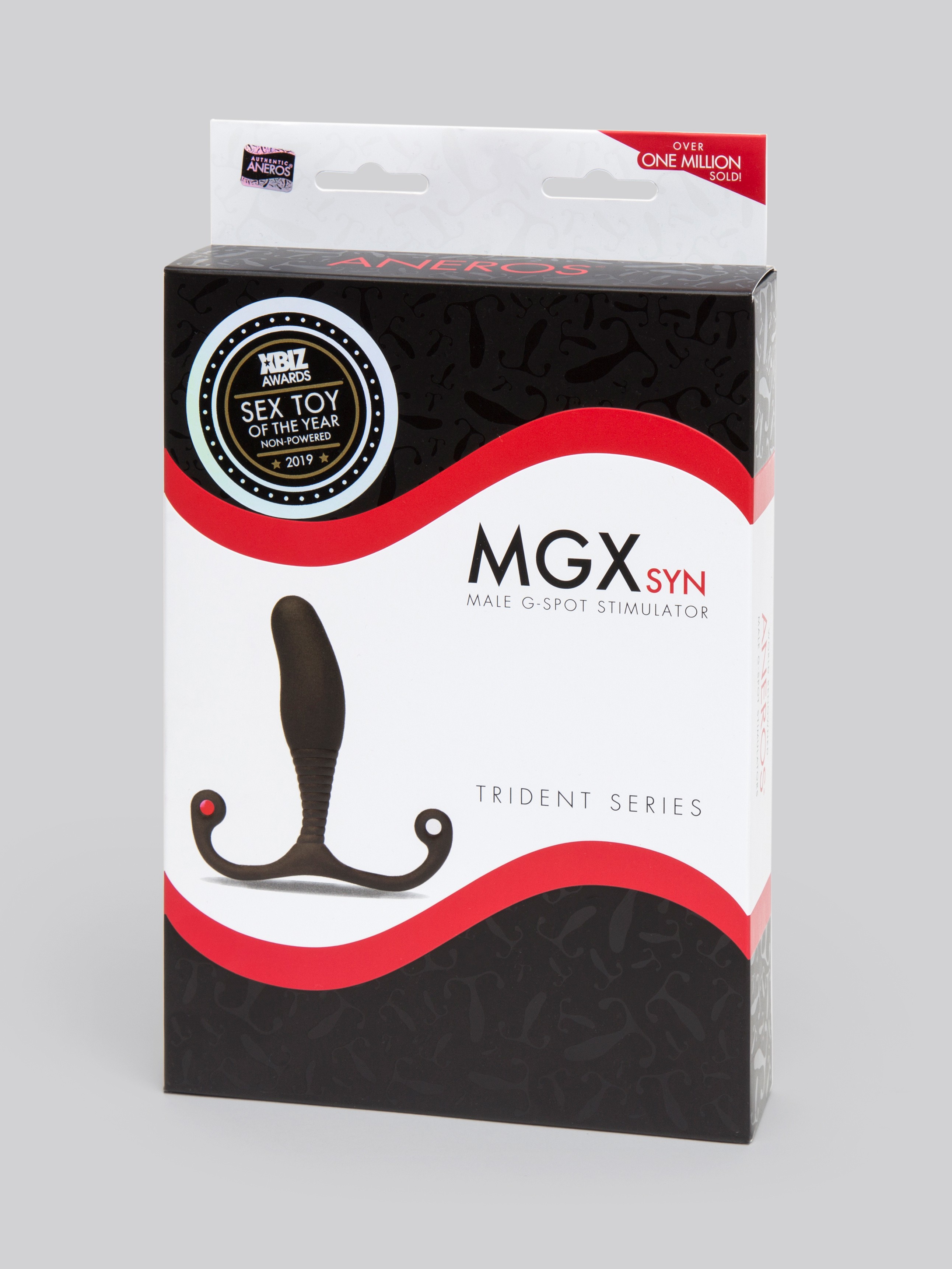 Aneros Trident MGX Prostate Massager, Black, hi-res