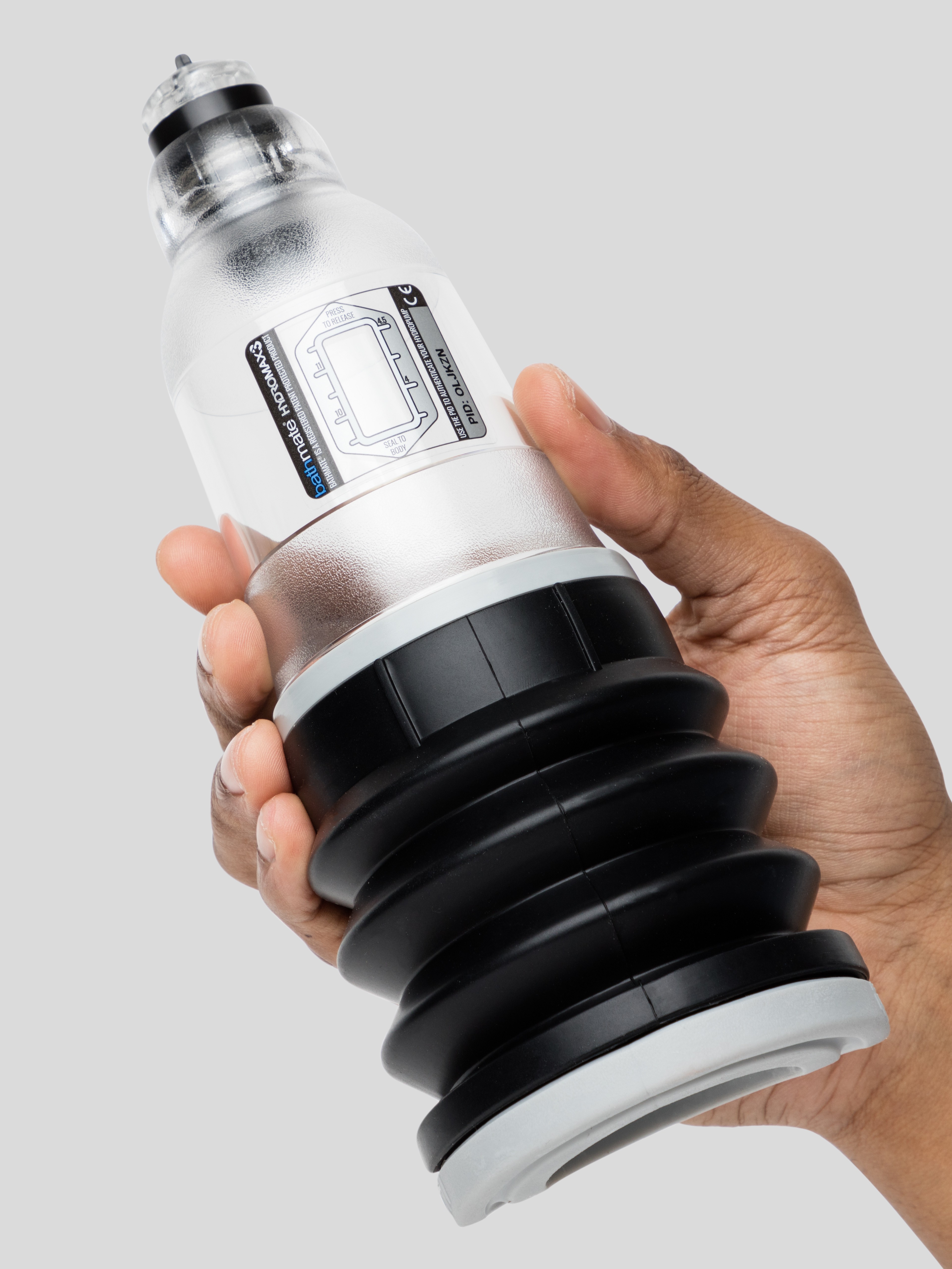 Bathmate HYDROMAX3 Penis Pump Clear 1-3 Inches, Clear, hi-res