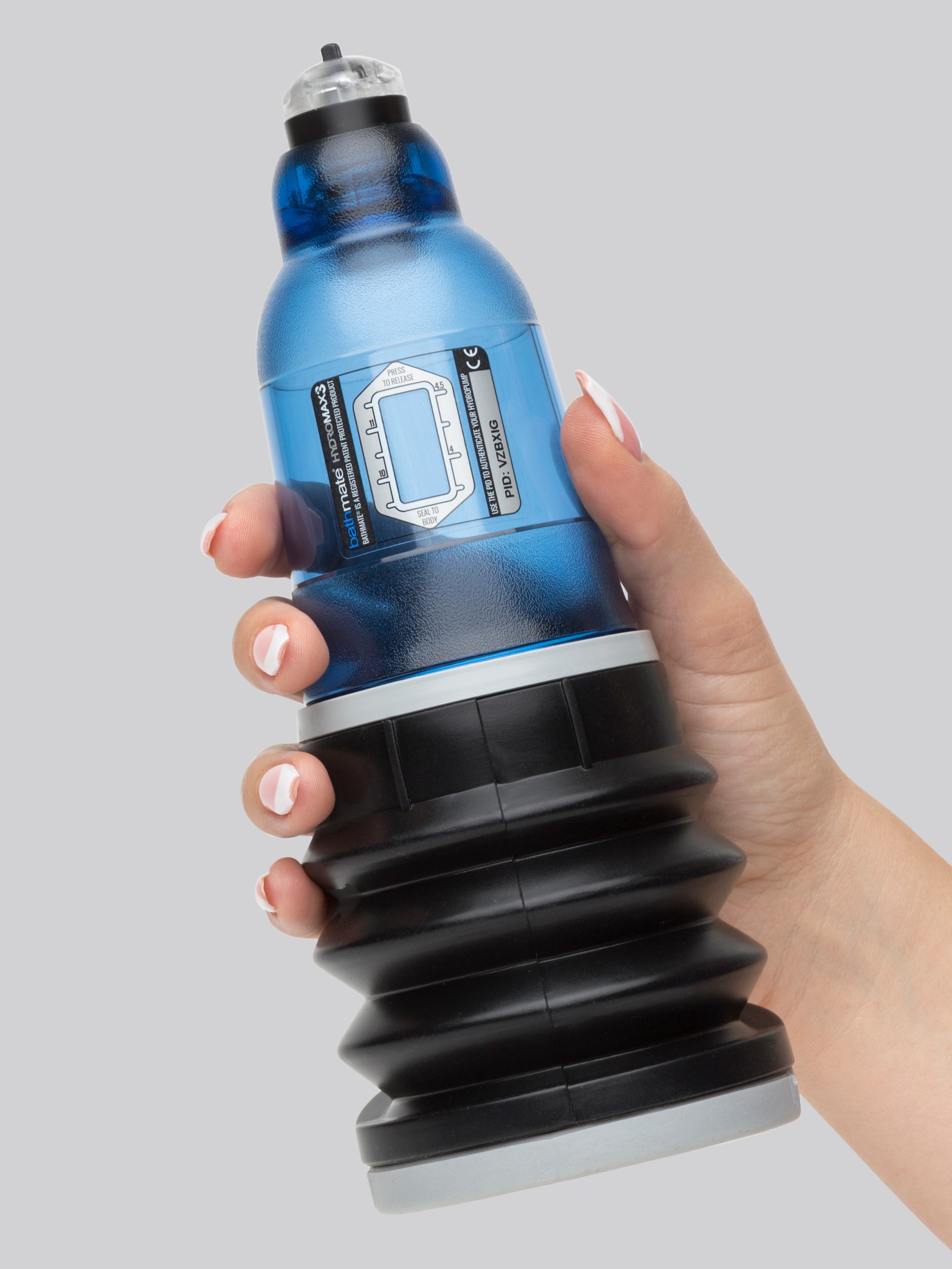 Bathmate HYDROMAX3 Penis Pump Blue 1-3 Inches, Blue, hi-res