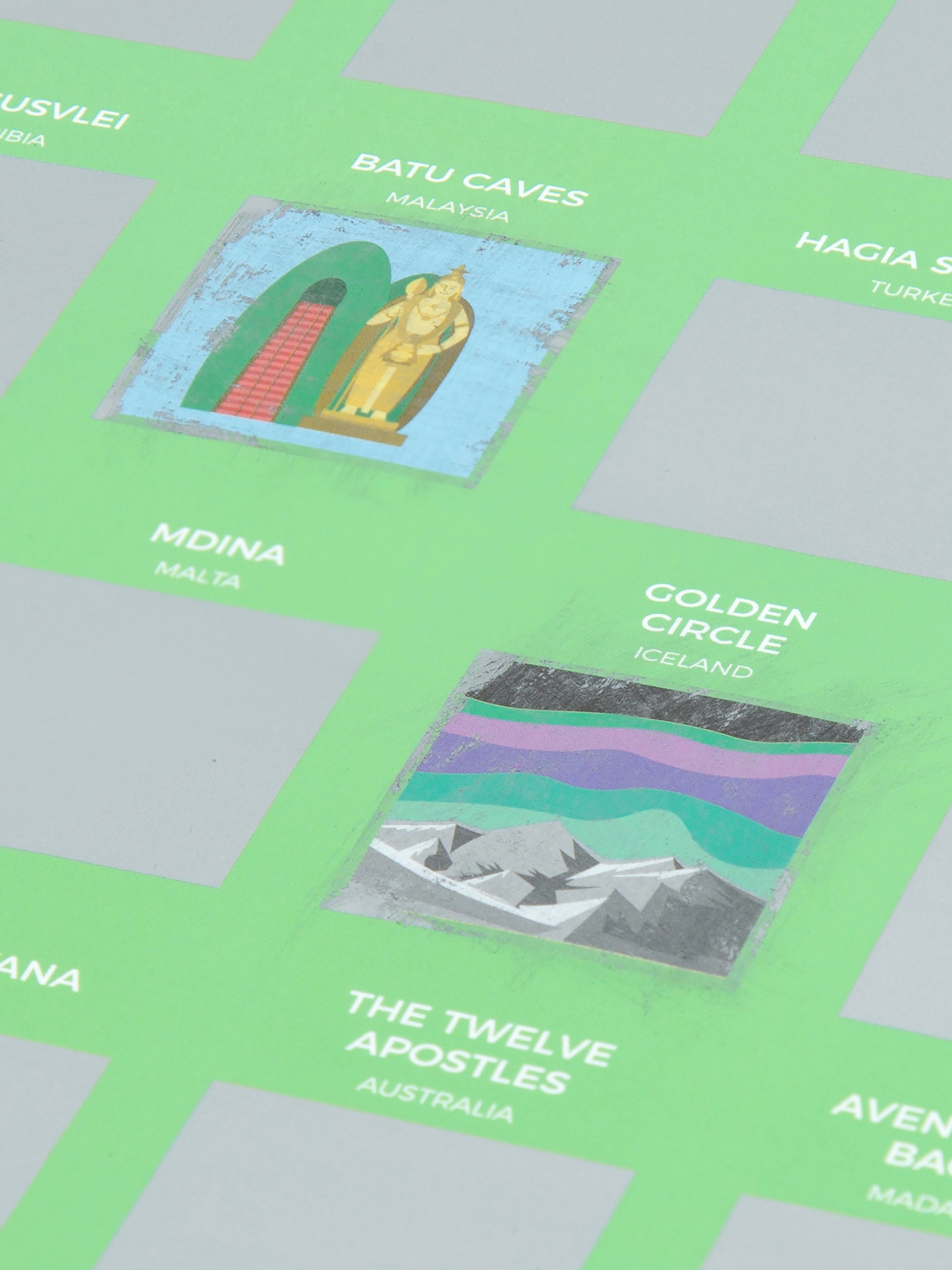 100 Places Scratch Off Bucket List Poster, , hi-res