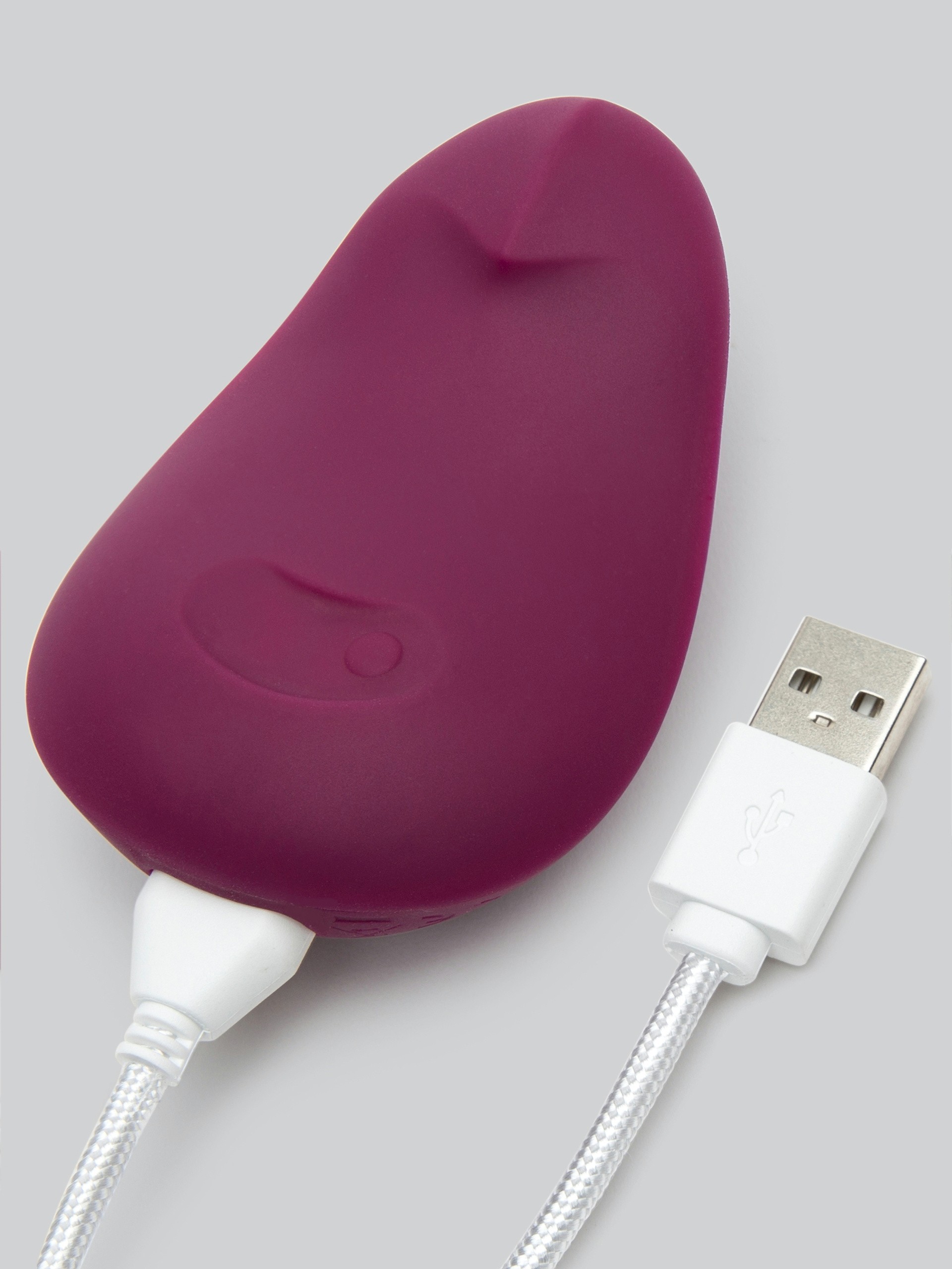 Dame Pom Rechargeable Soft Touch Clitoral Vibrator, Purple, hi-res